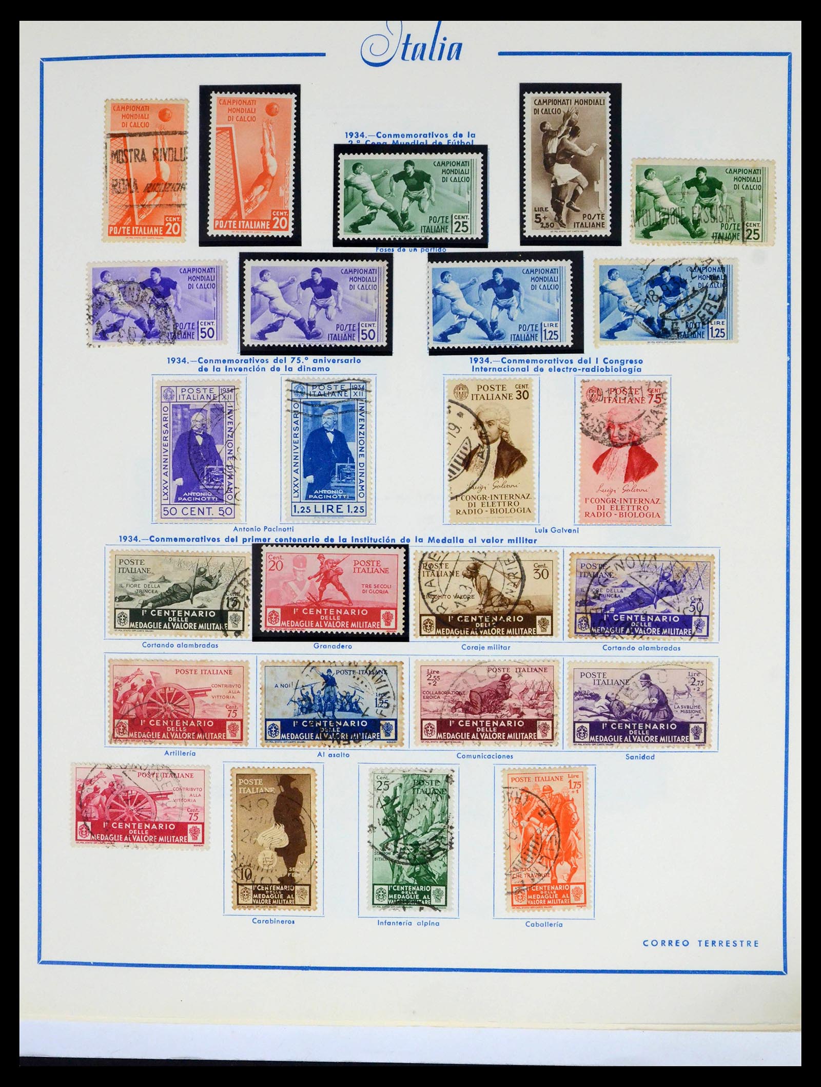 39576 0020 - Postzegelverzameling 39576 Italië 1862-1997.