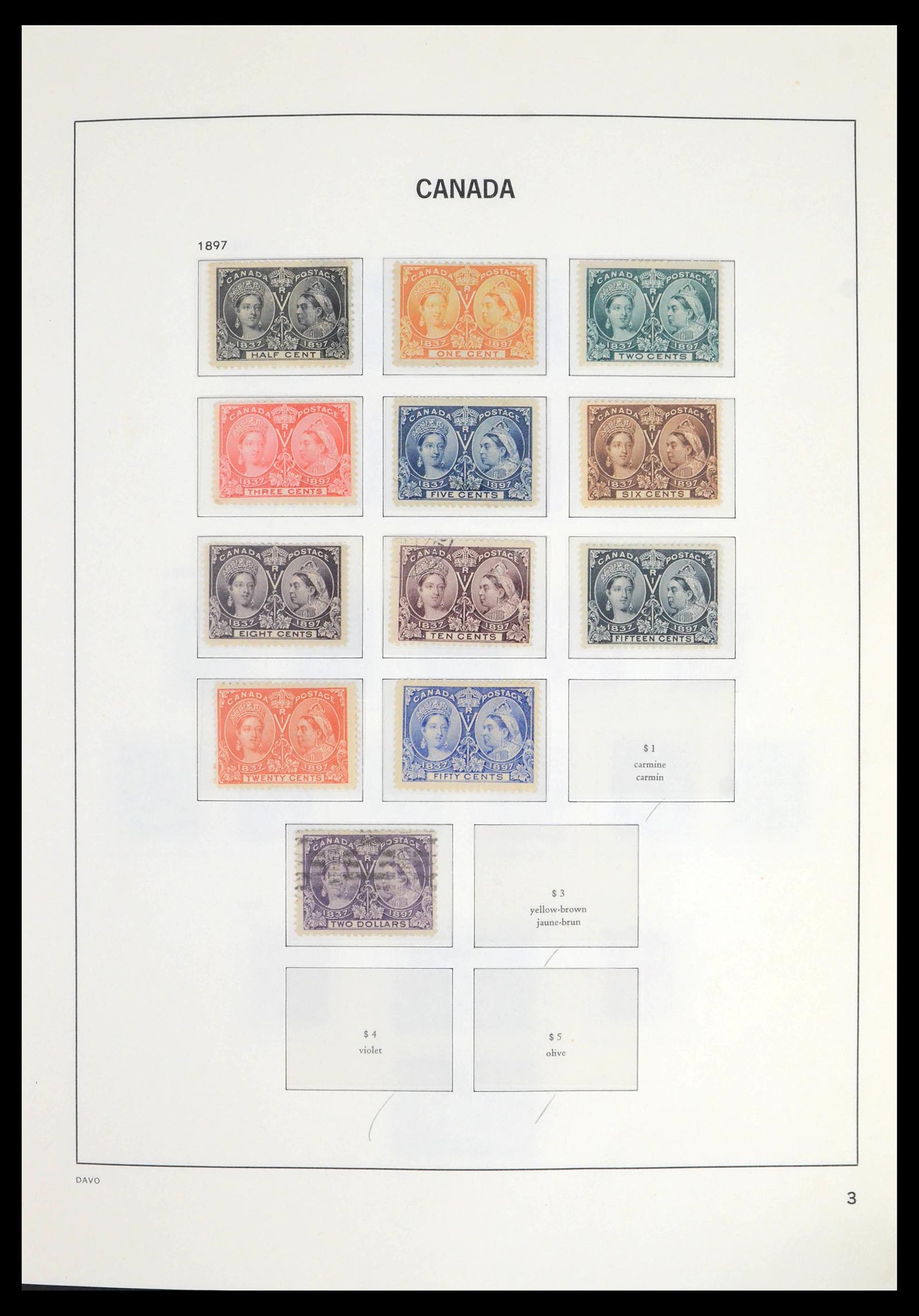 39582 0003 - Postzegelverzameling 39582 Canada 1851-2005.
