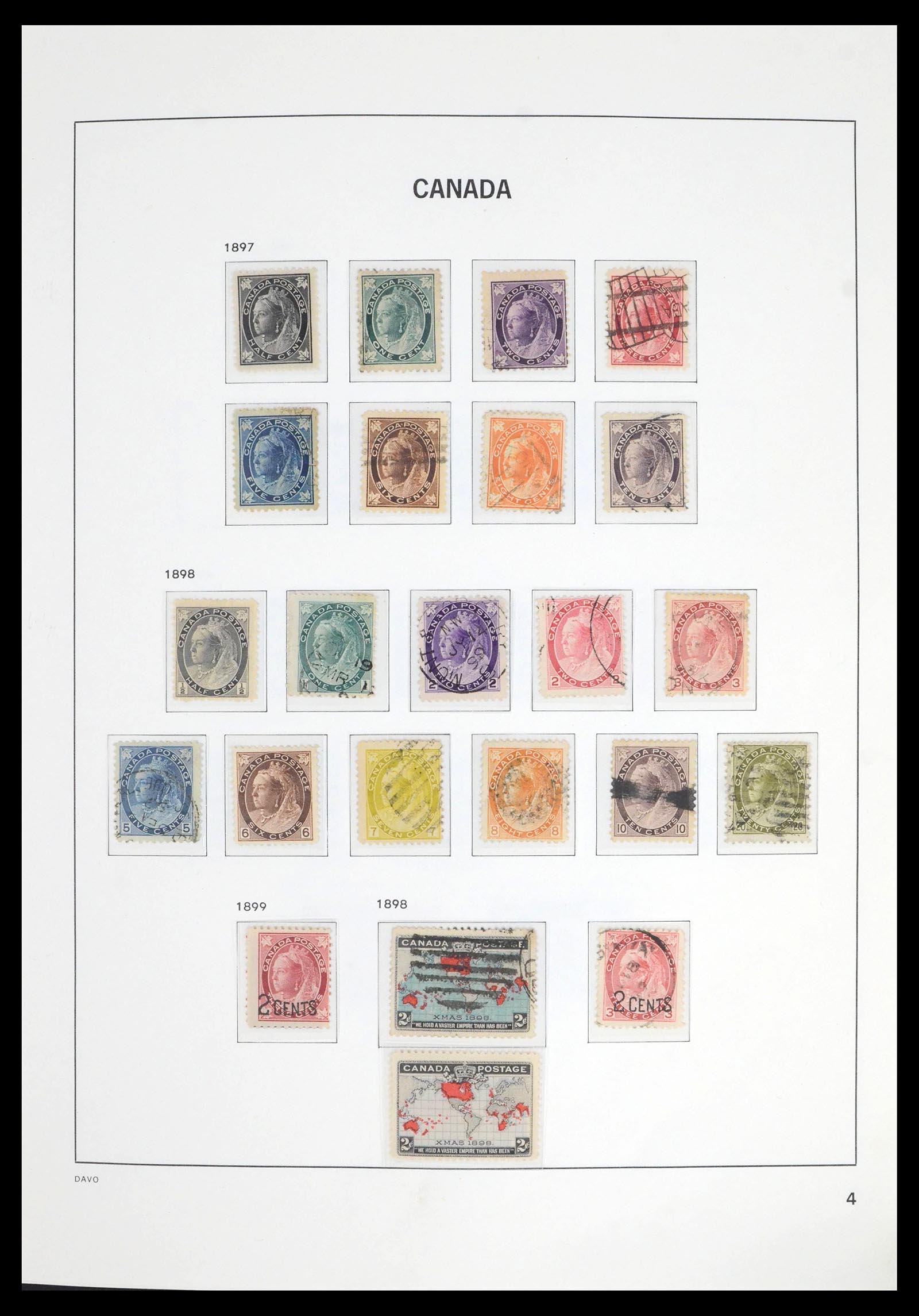 39582 0004 - Postzegelverzameling 39582 Canada 1851-2005.