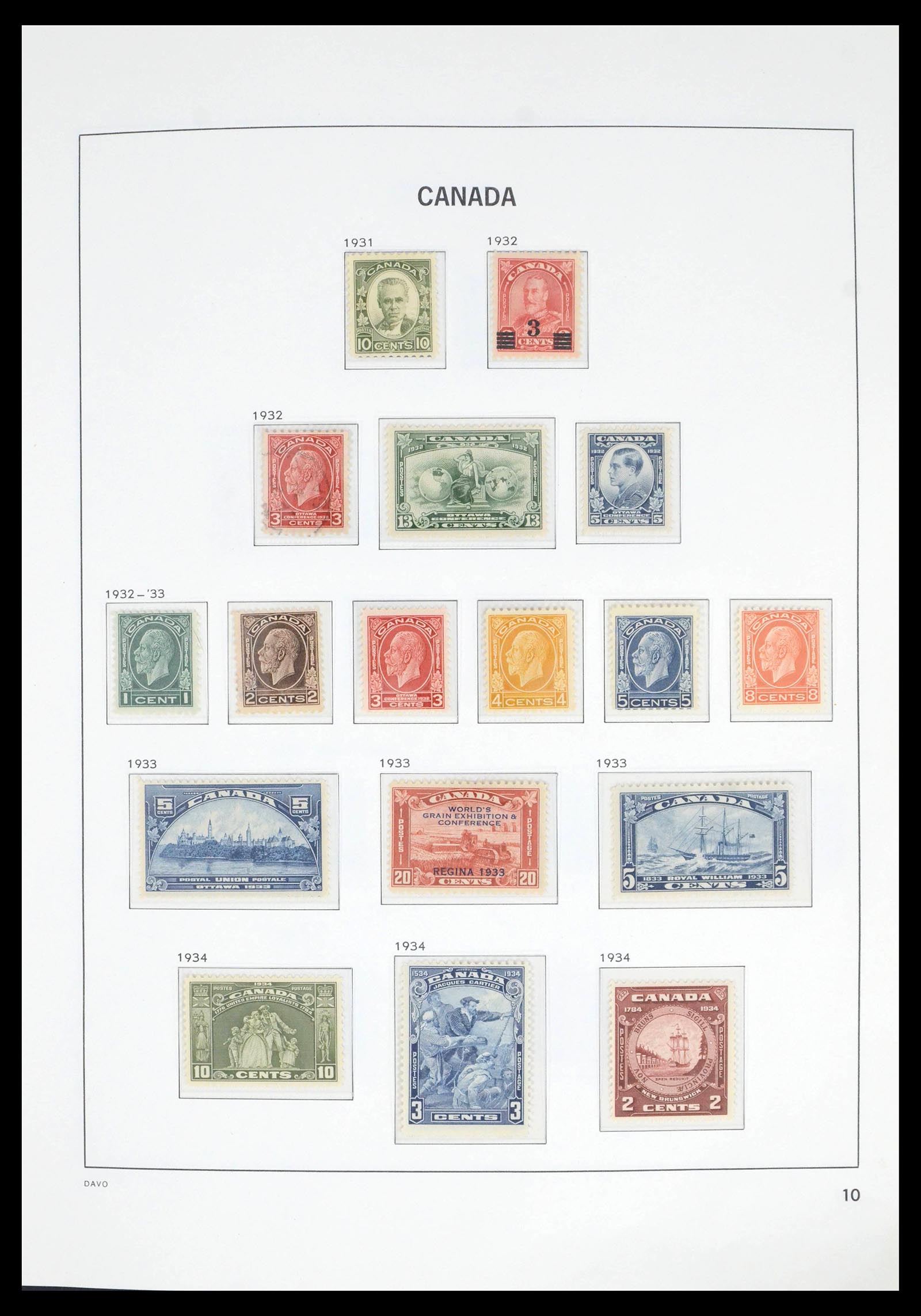 39582 0012 - Postzegelverzameling 39582 Canada 1851-2005.