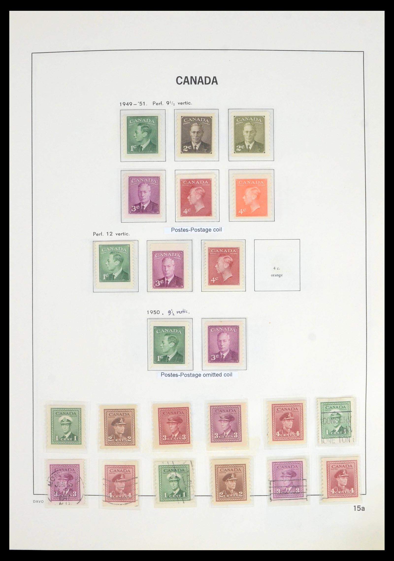 39582 0019 - Postzegelverzameling 39582 Canada 1851-2005.