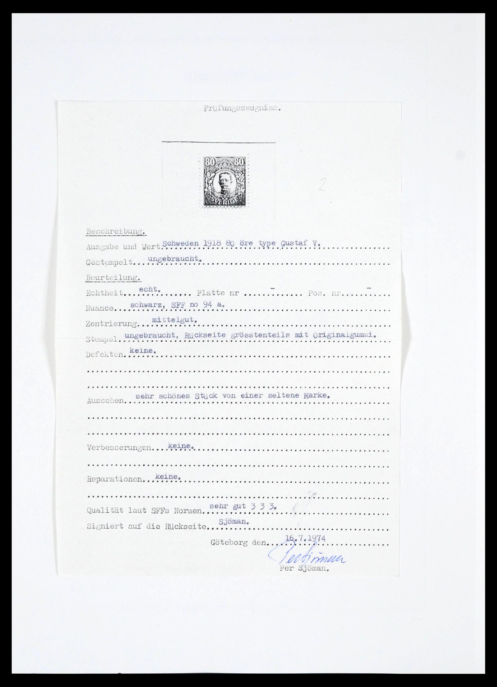 39585 0007 - Postzegelverzameling 39585 Zweden 1855-1993.