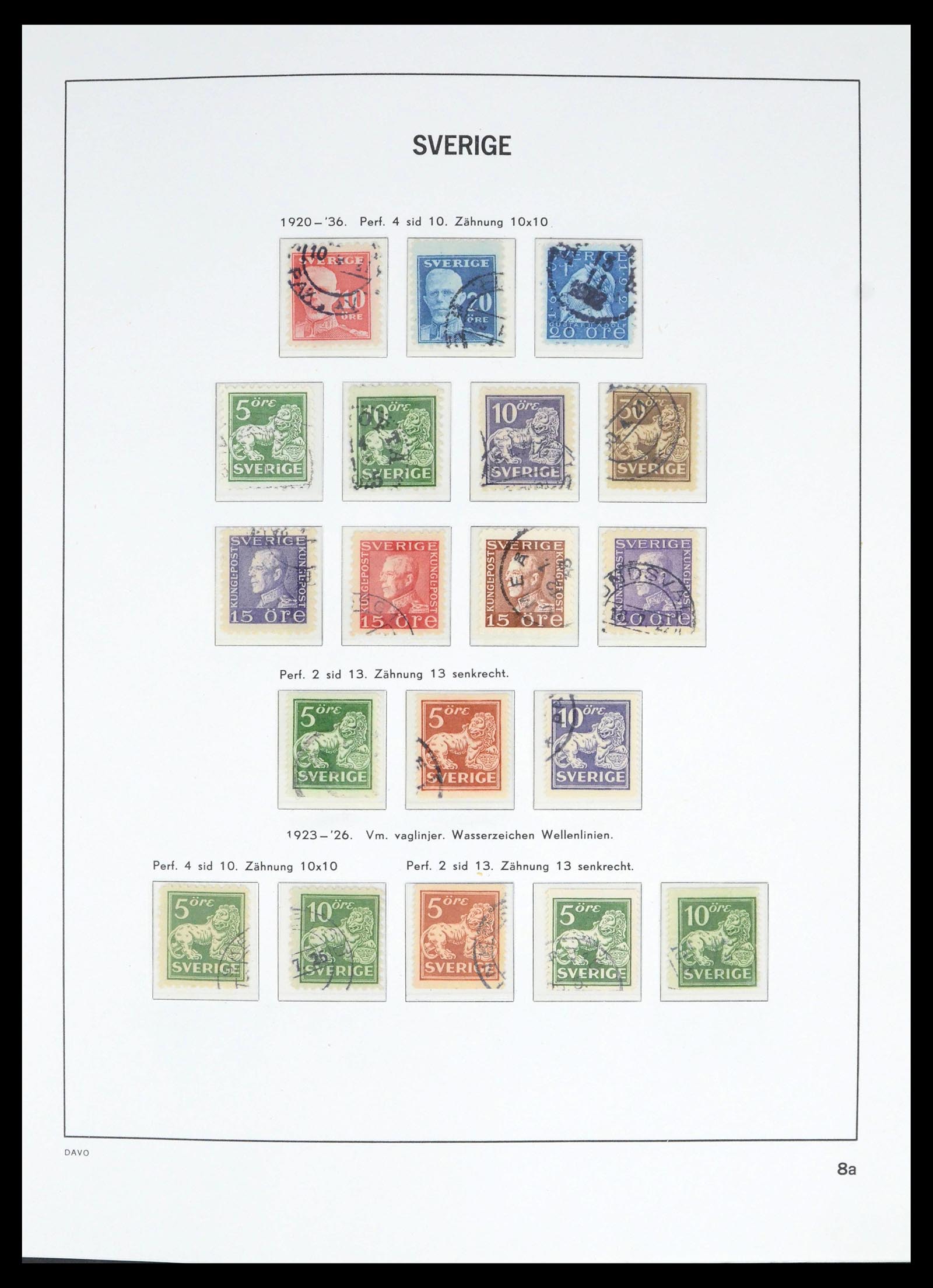 39585 0011 - Postzegelverzameling 39585 Zweden 1855-1993.