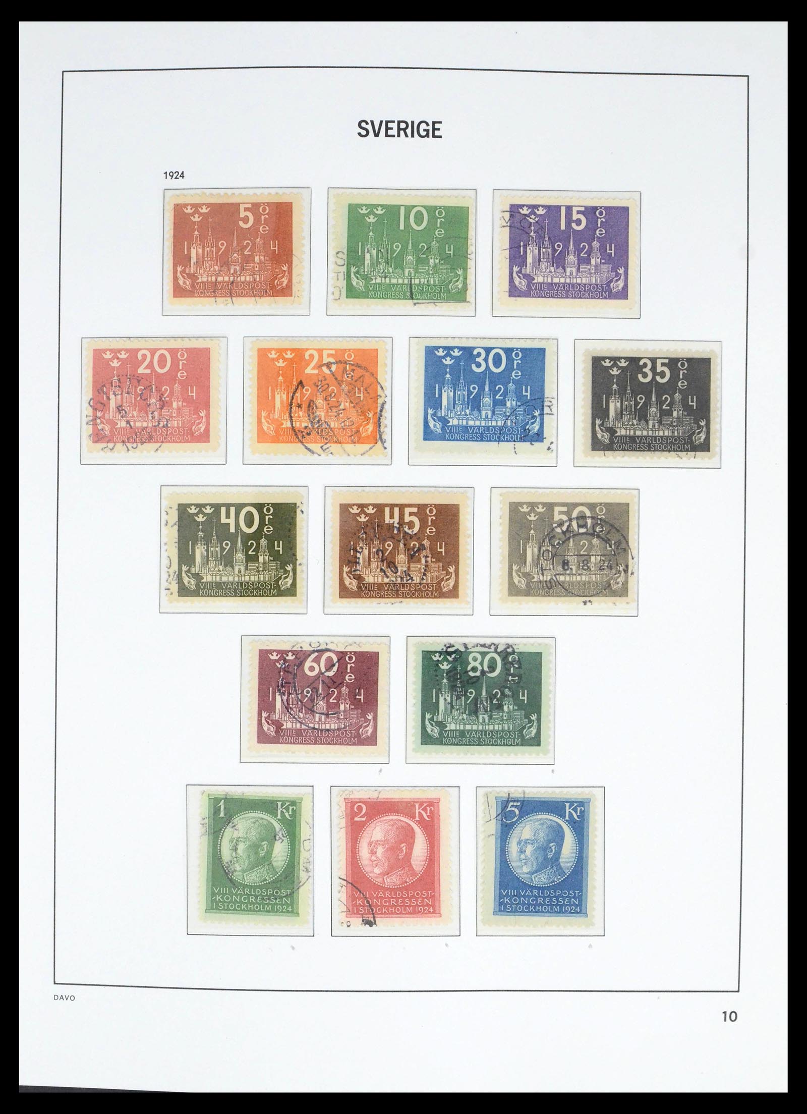 39585 0013 - Postzegelverzameling 39585 Zweden 1855-1993.
