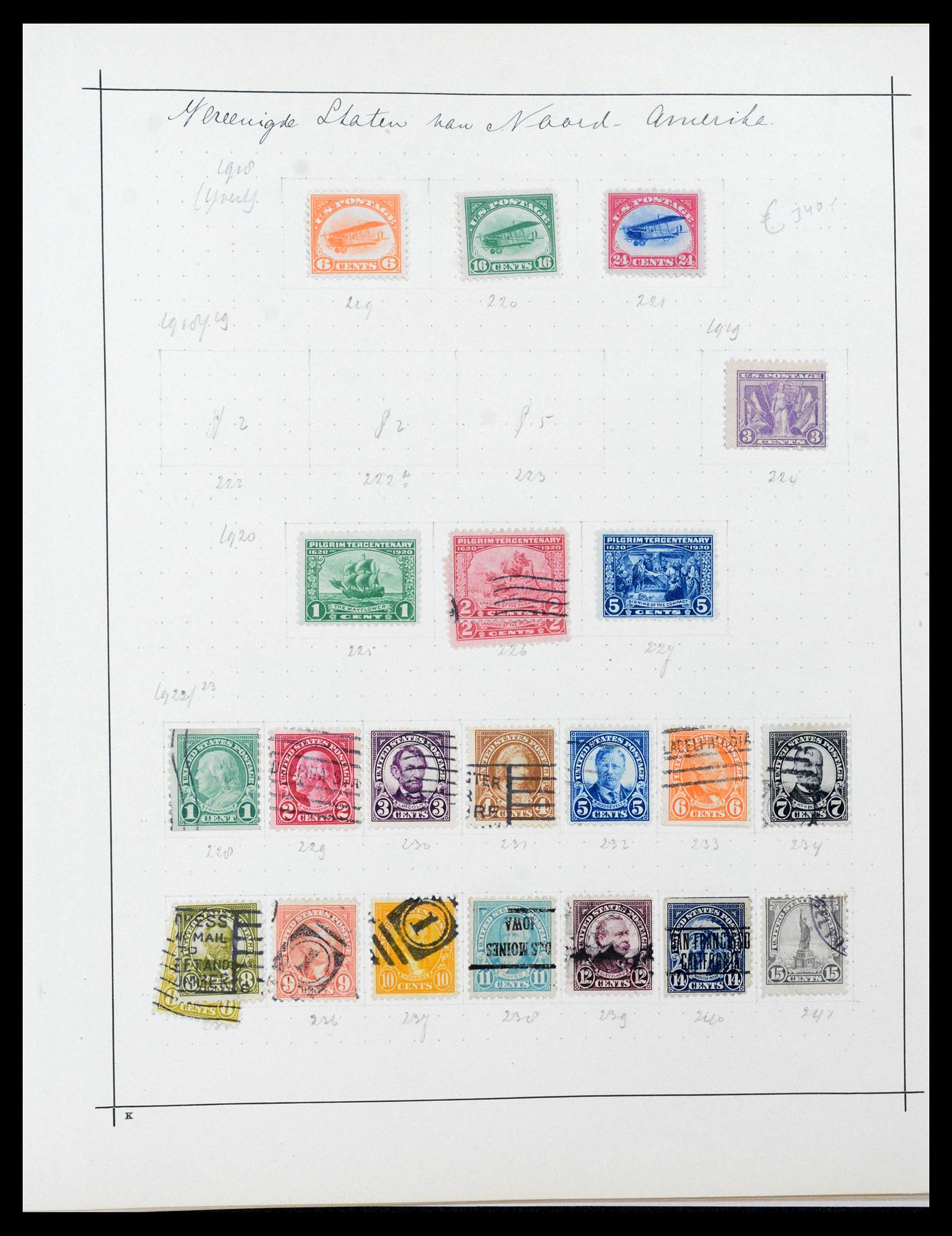 39590 0018 - Stamp collection 39590 USA 1847-1950.