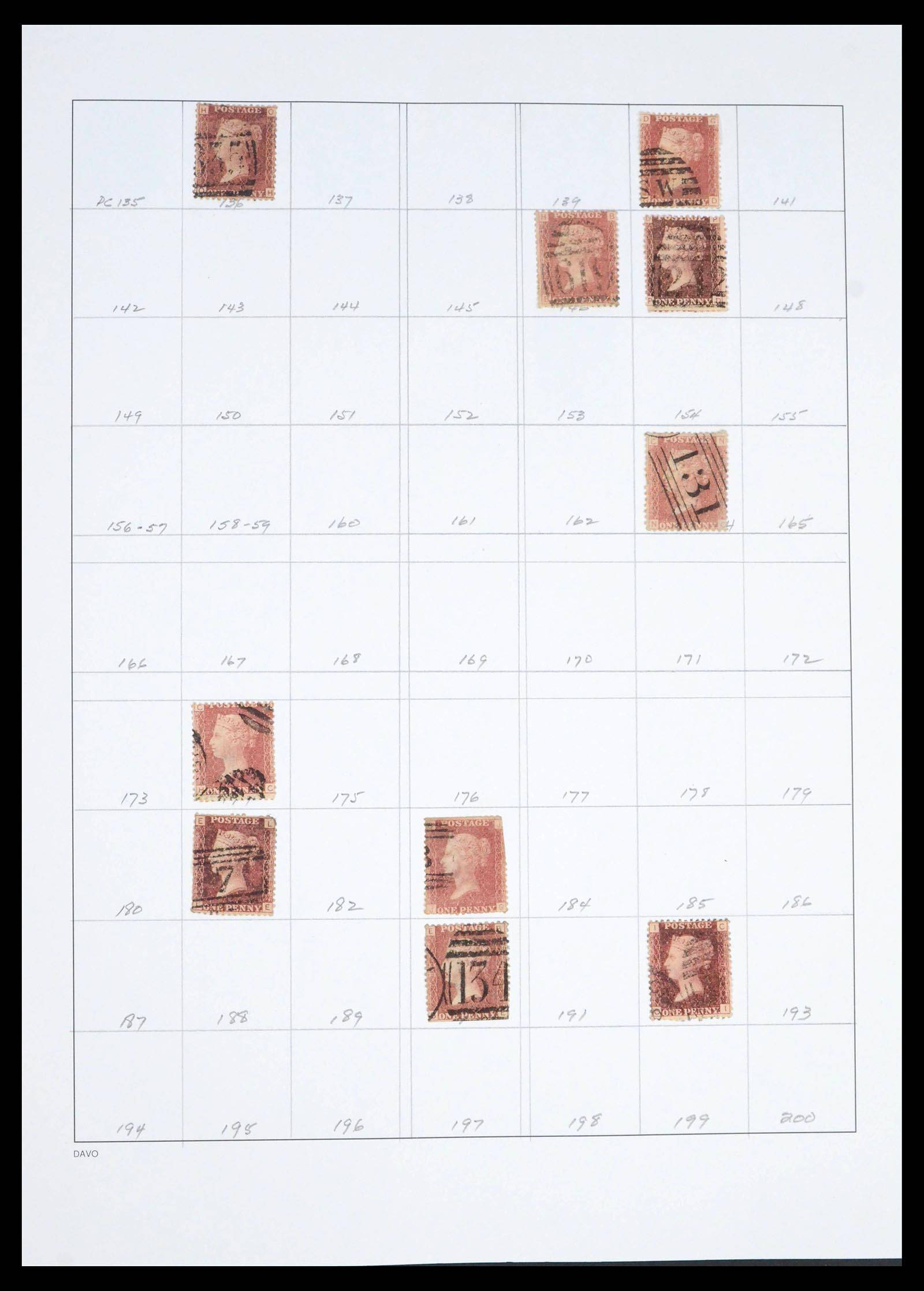 39591 0005 - Postzegelverzameling 39591 Engeland 1840-1994.