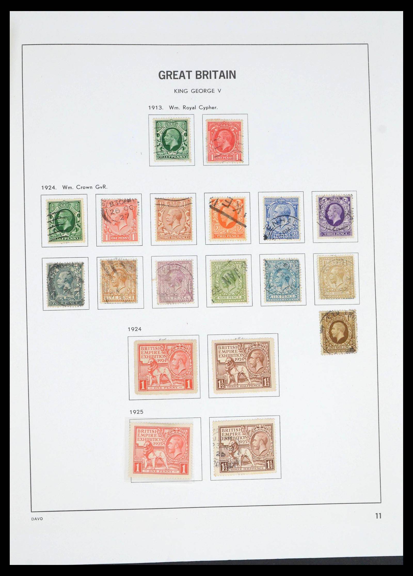 39591 0015 - Postzegelverzameling 39591 Engeland 1840-1994.