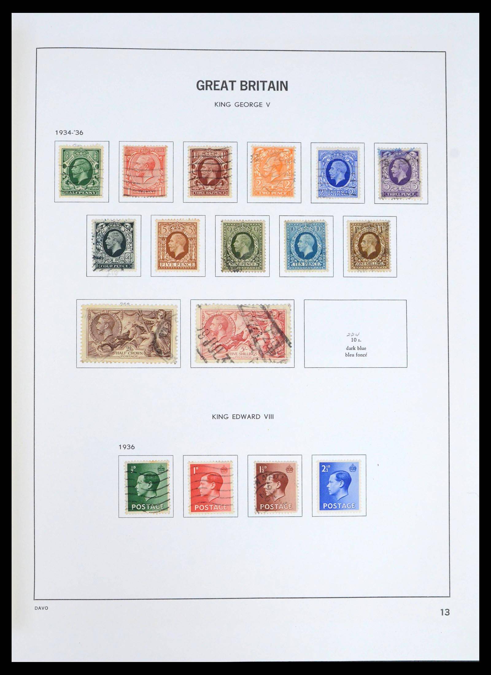 39591 0018 - Postzegelverzameling 39591 Engeland 1840-1994.