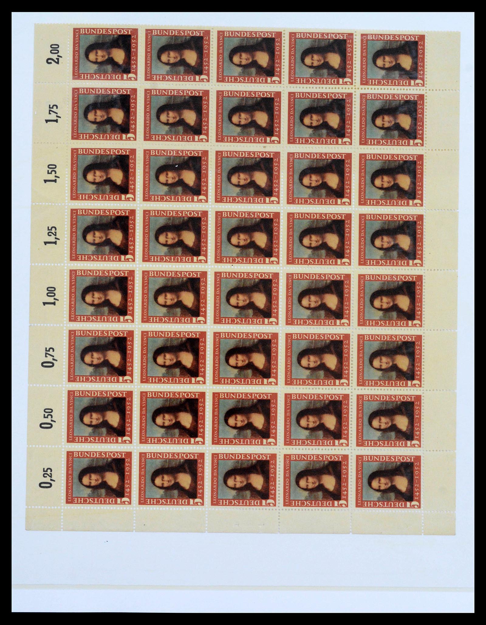 39595 0008 - Postzegelverzameling 39595 Bundespost brieven 1949-1953.