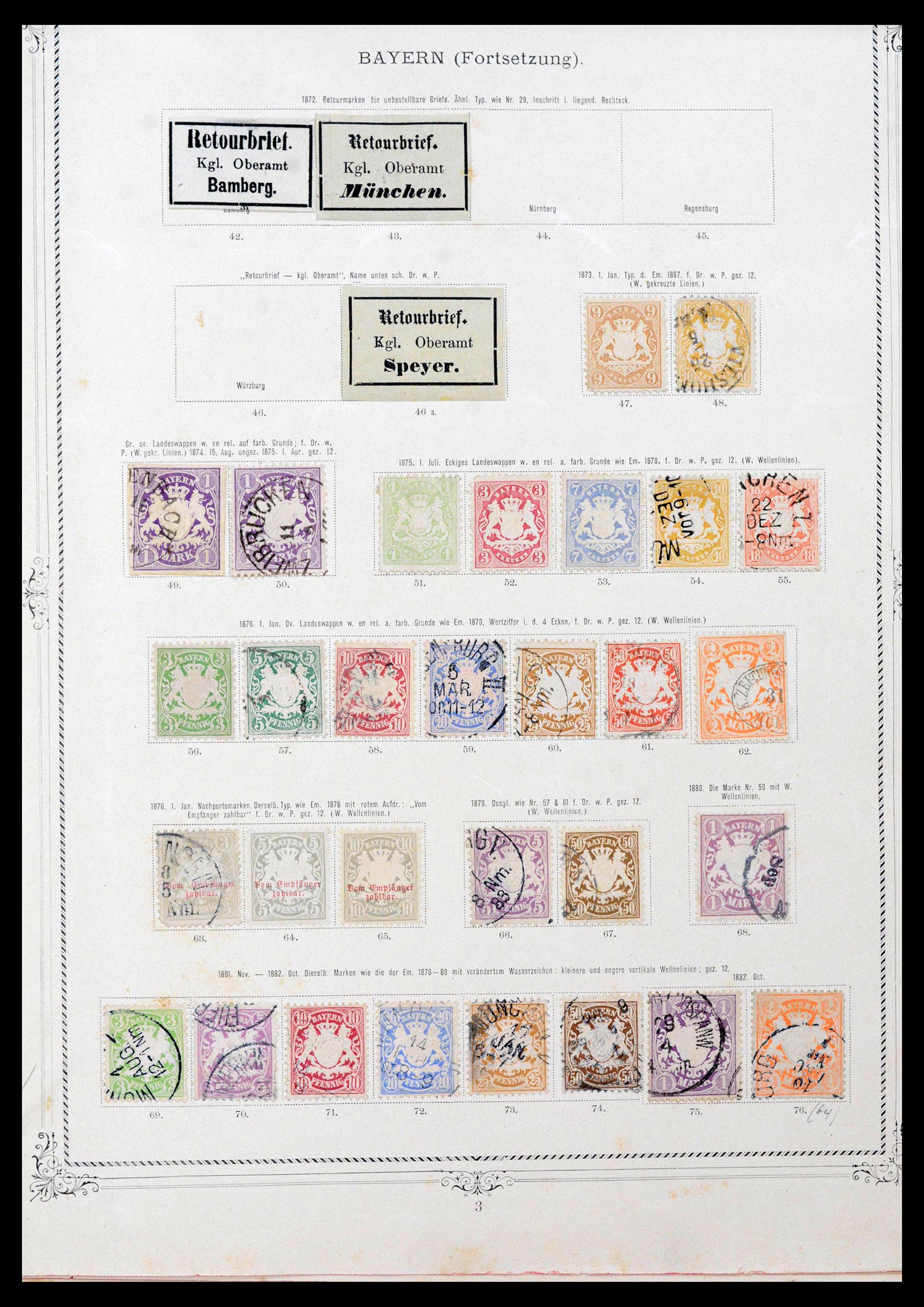 39600 0003 - Postzegelverzameling 39600 Duitse Staten supercollectie 1849-1920.