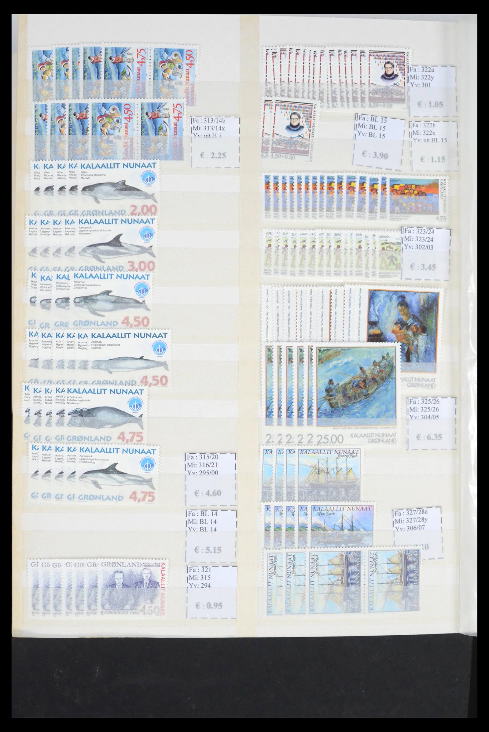39601 0018 - Stamp collection 39601 Greenland 1938-2019.