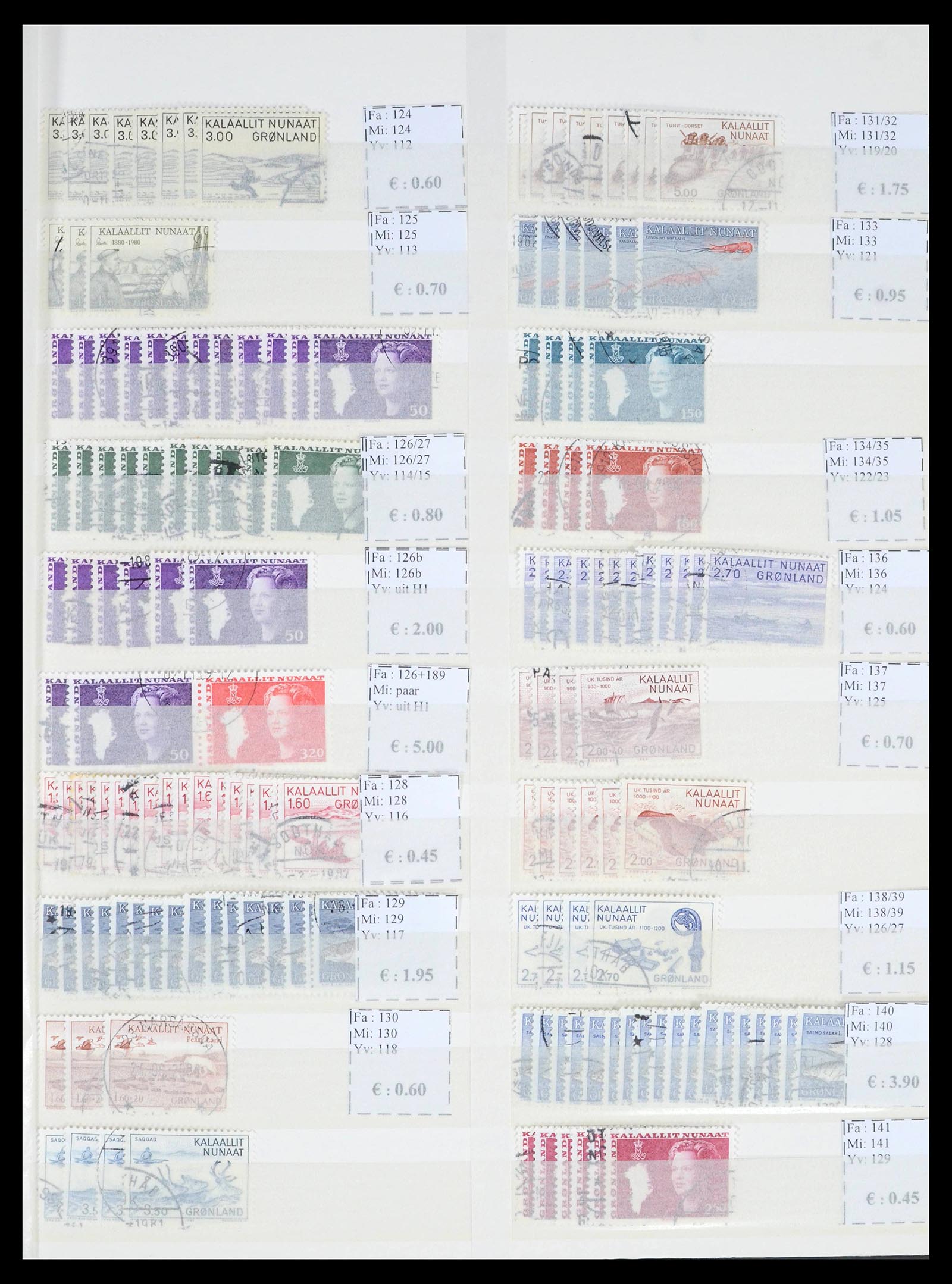 39602 0009 - Stamp collection 39602 Greenland 1905-2022!