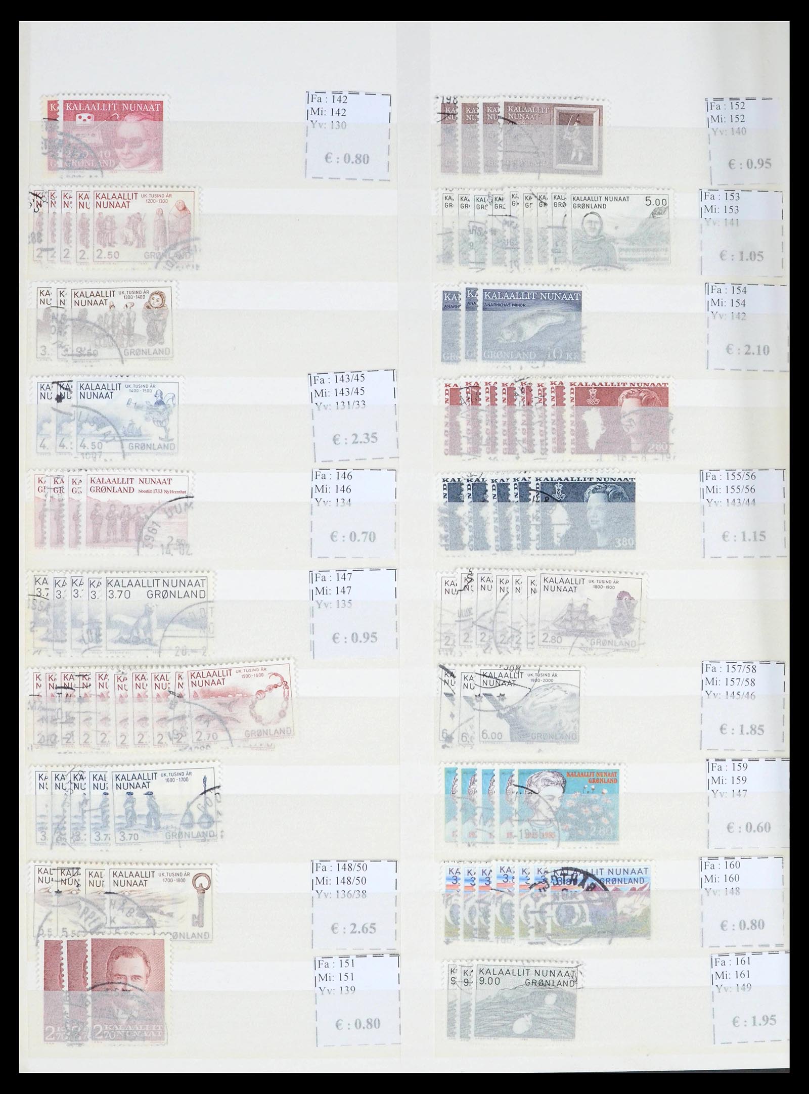 39602 0010 - Stamp collection 39602 Greenland 1905-2022!