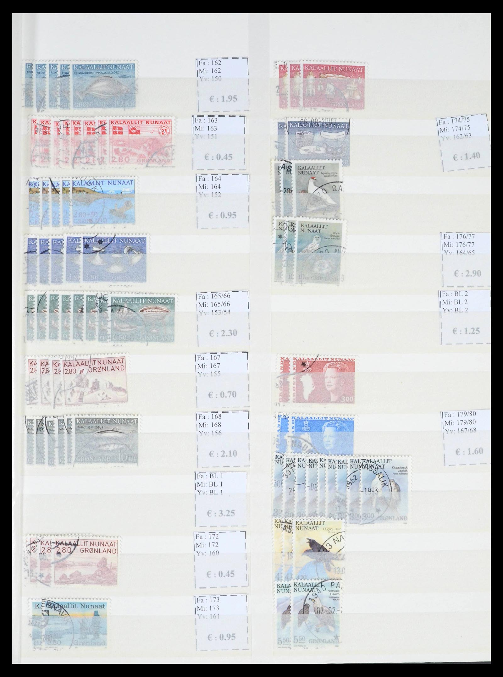 39602 0011 - Stamp collection 39602 Greenland 1905-2022!
