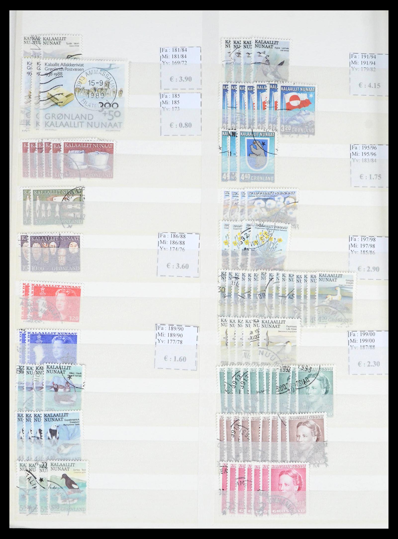 39602 0012 - Stamp collection 39602 Greenland 1905-2022!