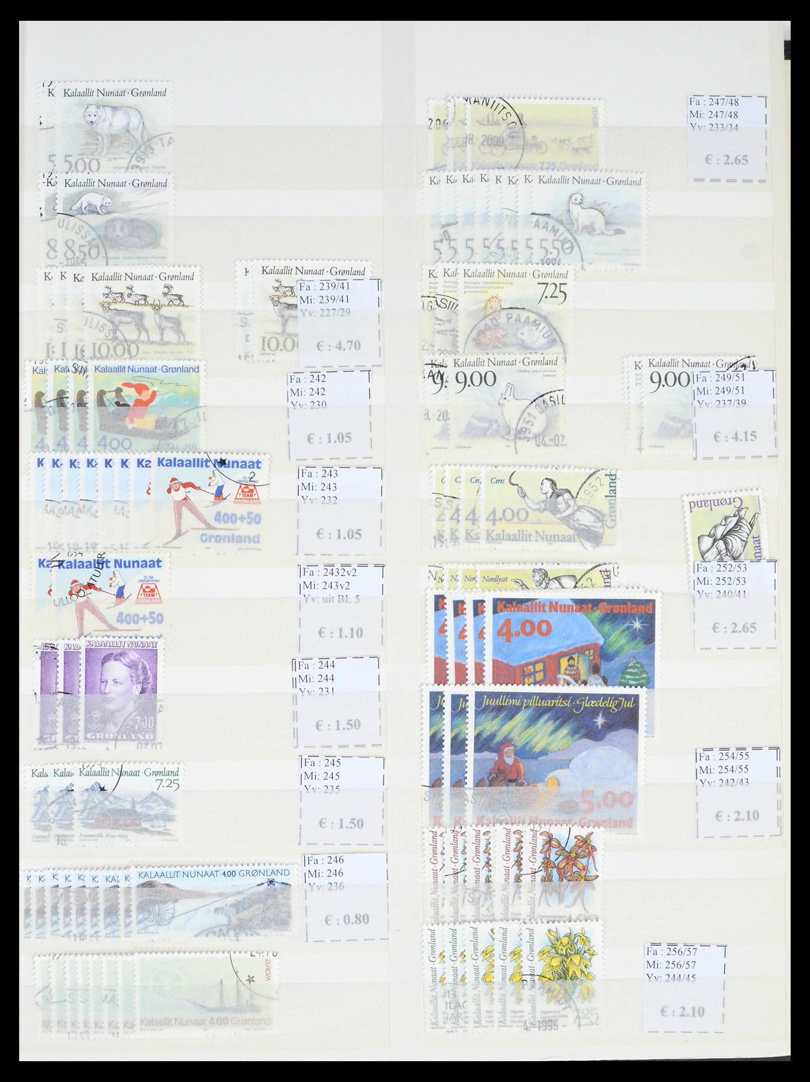 39602 0015 - Stamp collection 39602 Greenland 1905-2022!