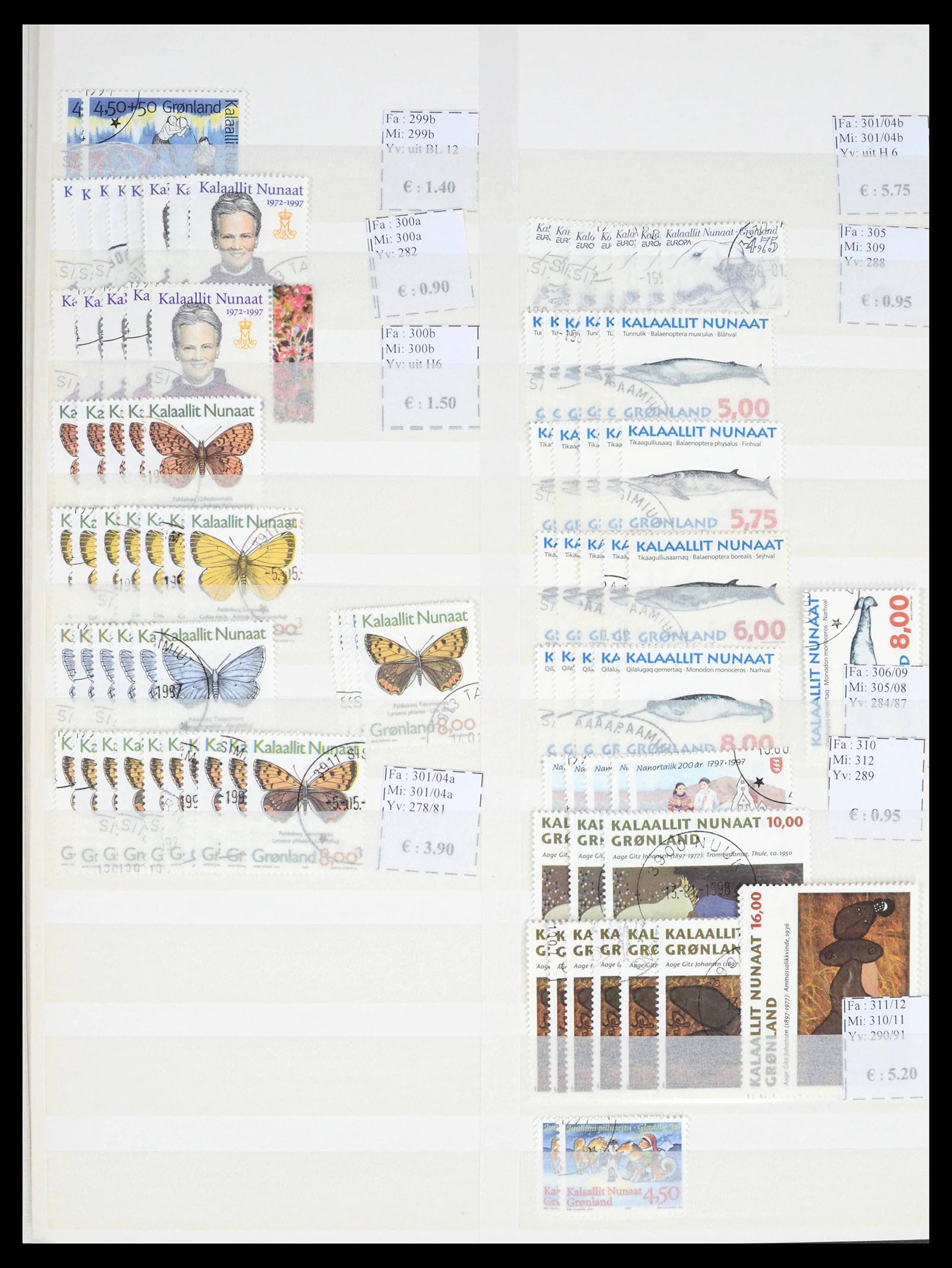 39602 0018 - Stamp collection 39602 Greenland 1905-2022!