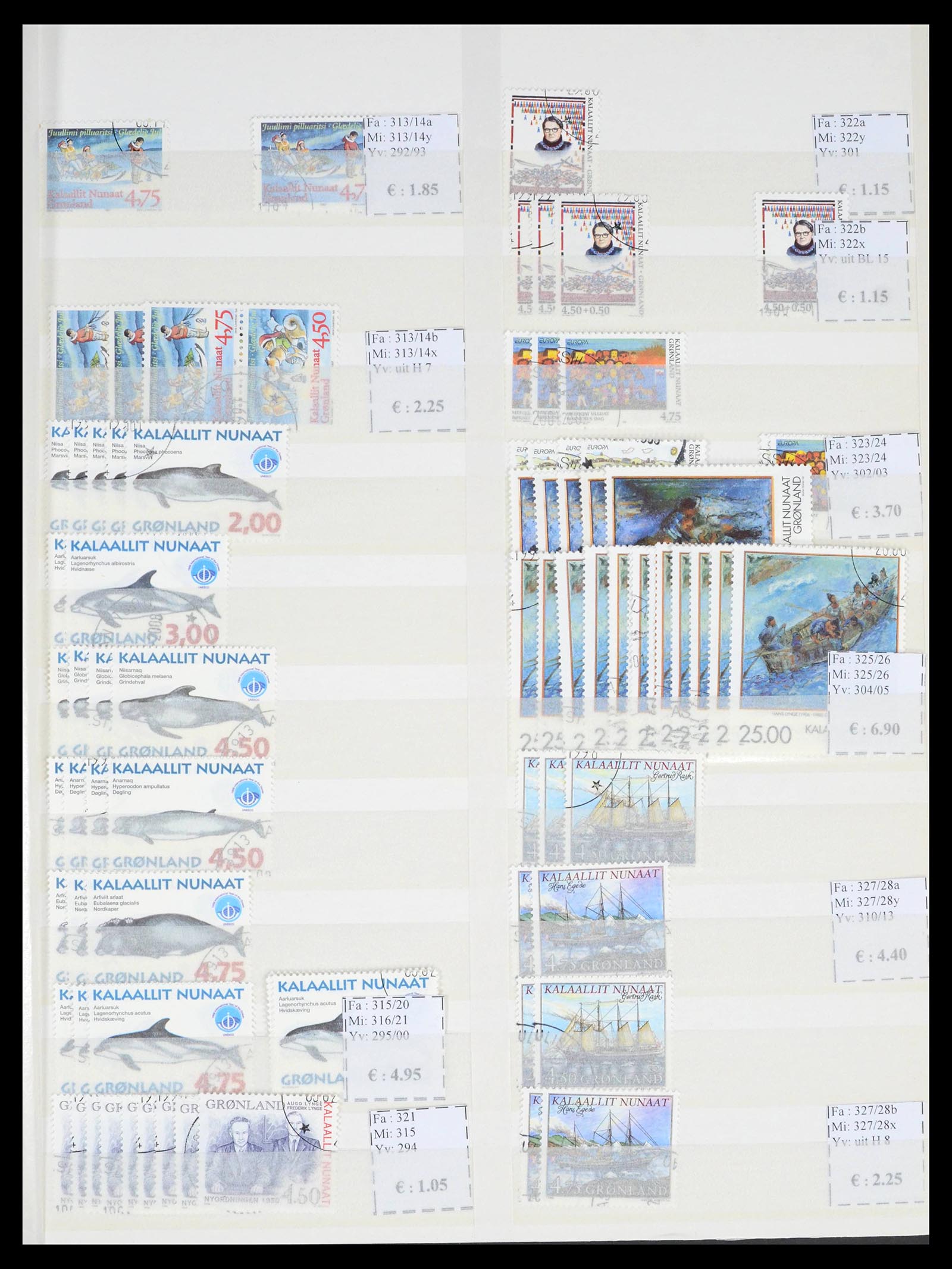 39602 0019 - Stamp collection 39602 Greenland 1905-2022!