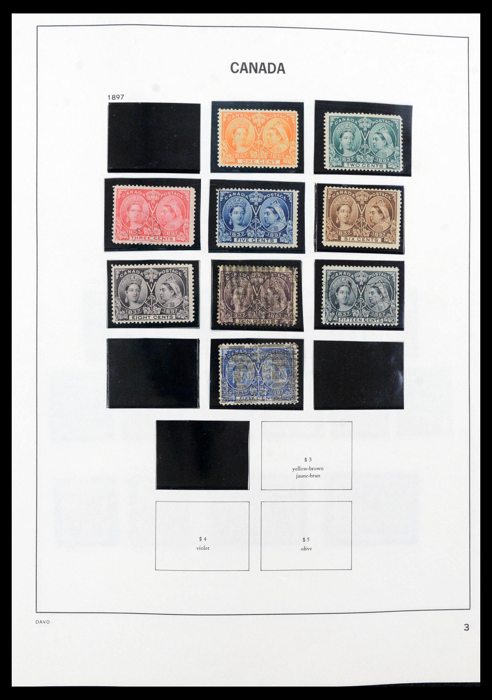 39618 0003 - Postzegelverzameling 39618 Canada 1859-2006.