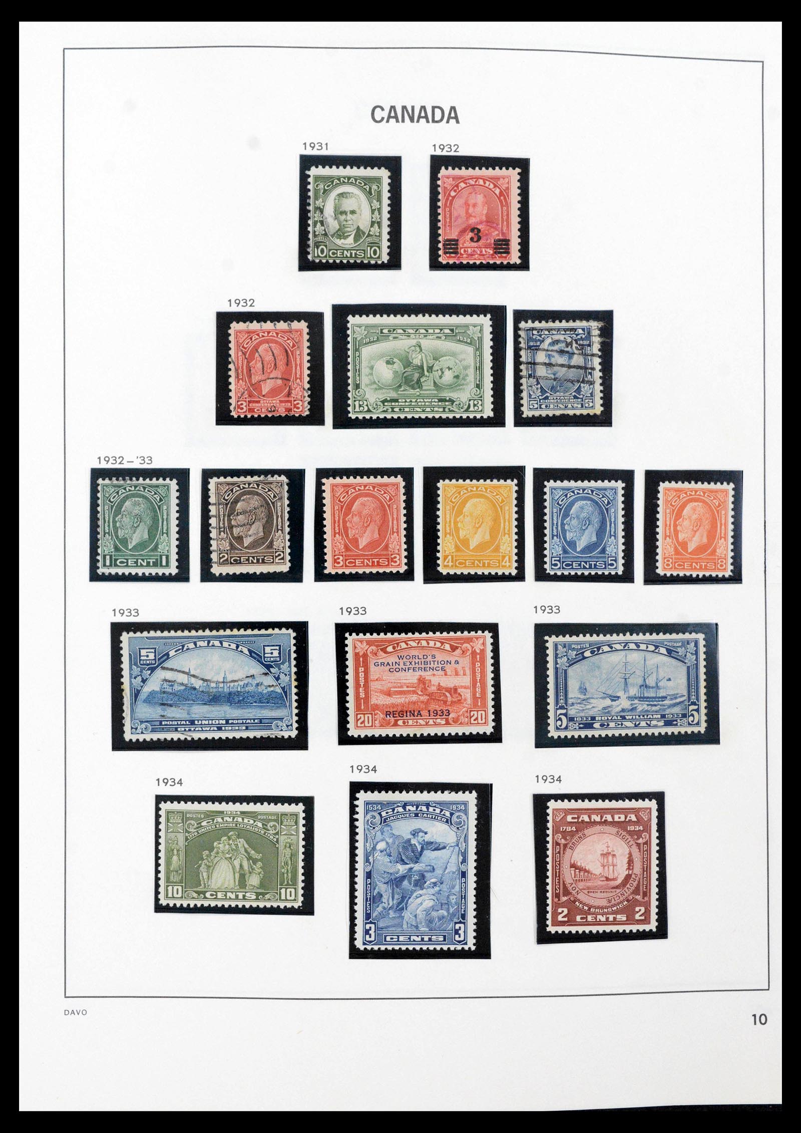 39618 0012 - Postzegelverzameling 39618 Canada 1859-2006.