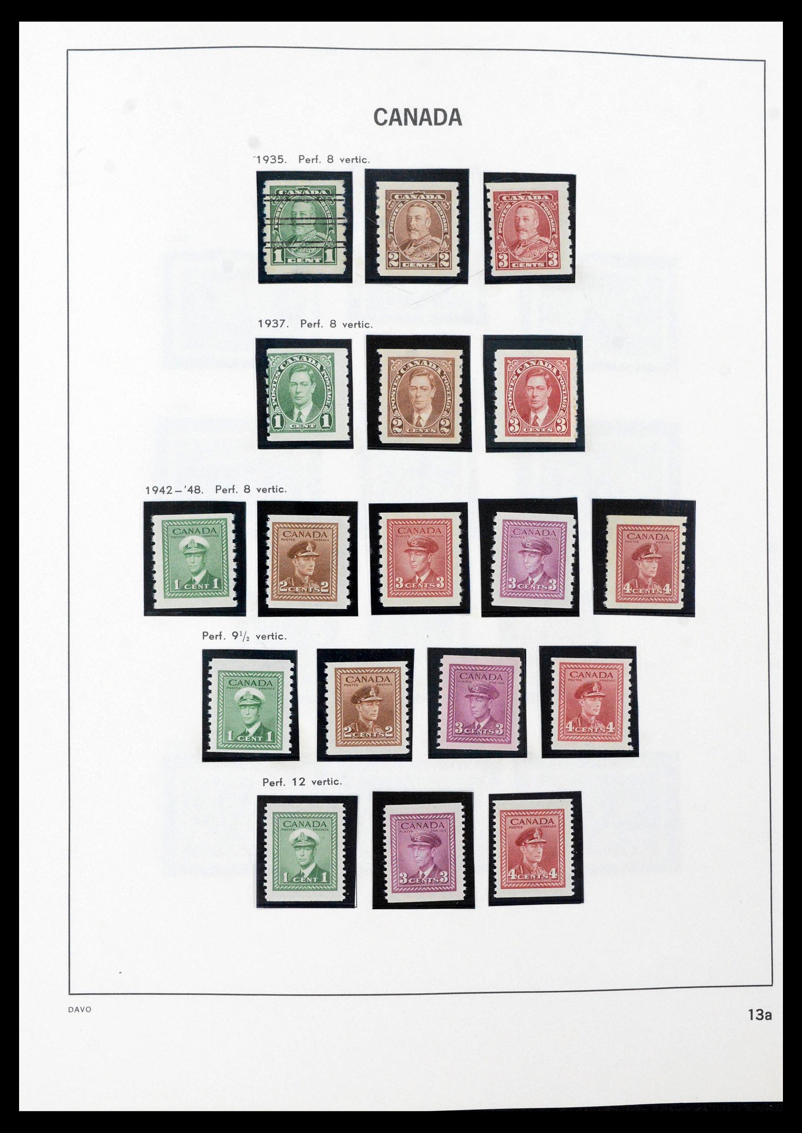 39618 0017 - Postzegelverzameling 39618 Canada 1859-2006.