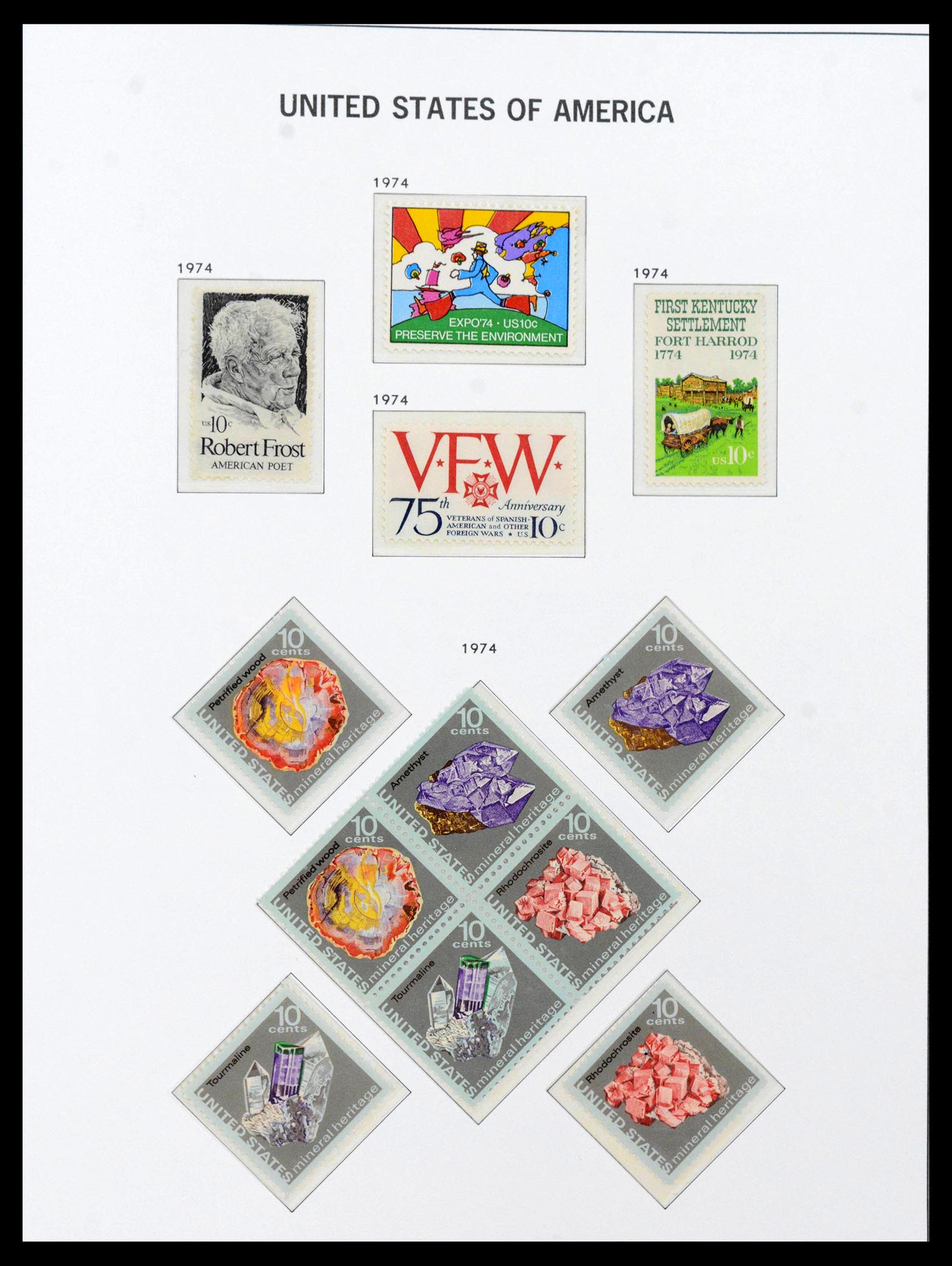 39623 0010 - Postzegelverzameling 39623 USA 1851-1979.