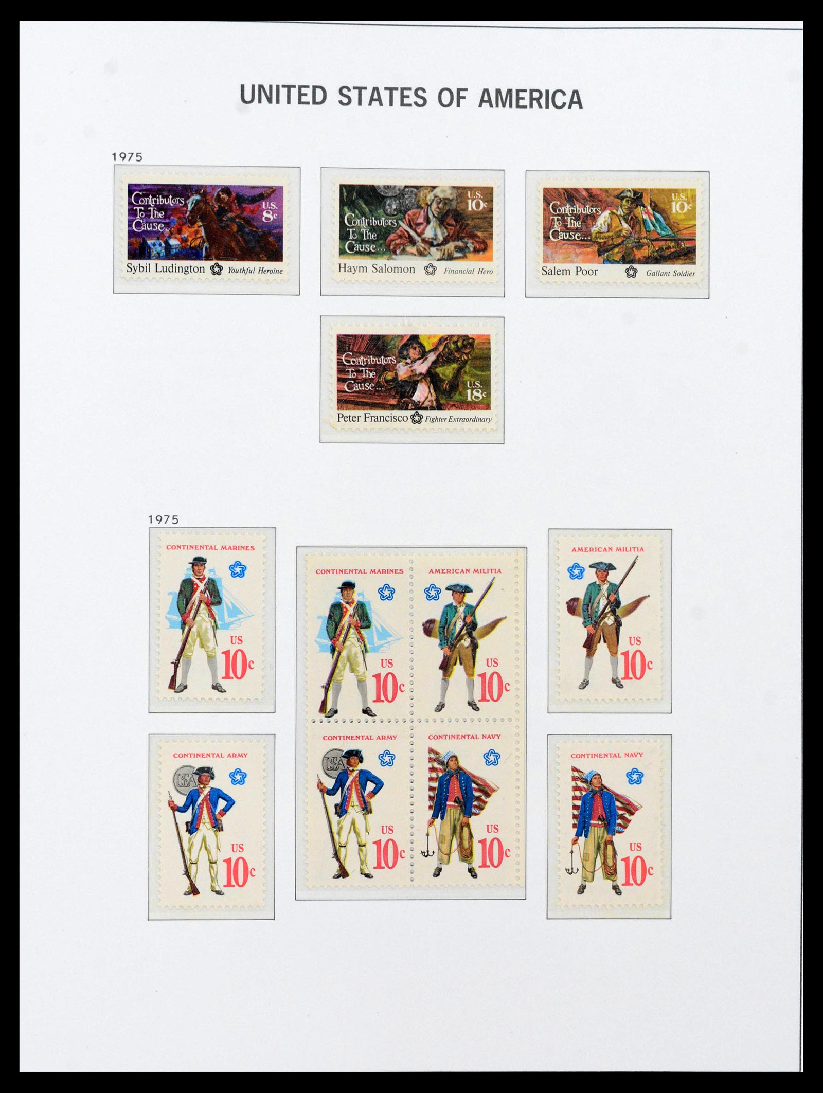 39623 0014 - Postzegelverzameling 39623 USA 1851-1979.