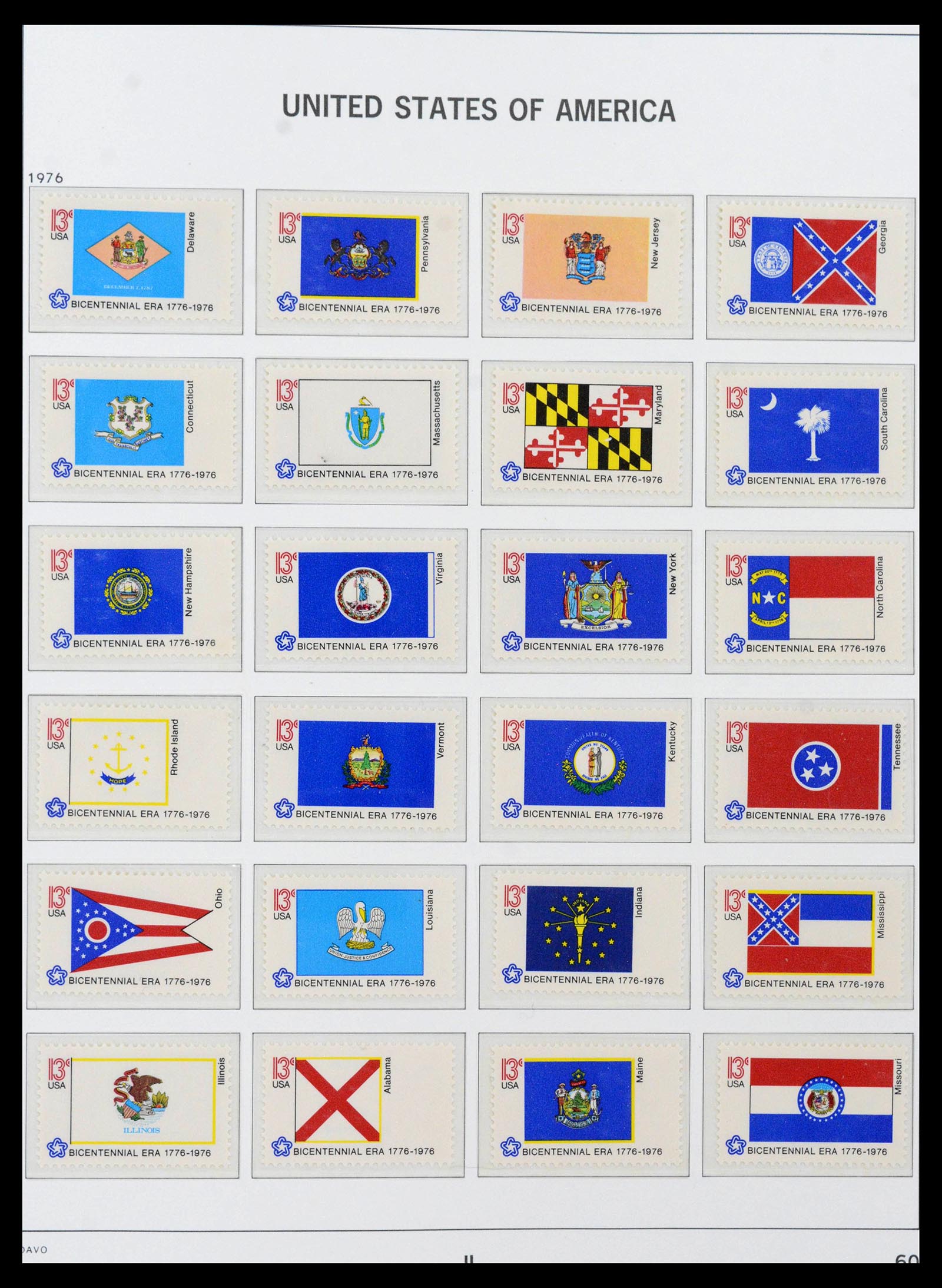 39623 0017 - Postzegelverzameling 39623 USA 1851-1979.