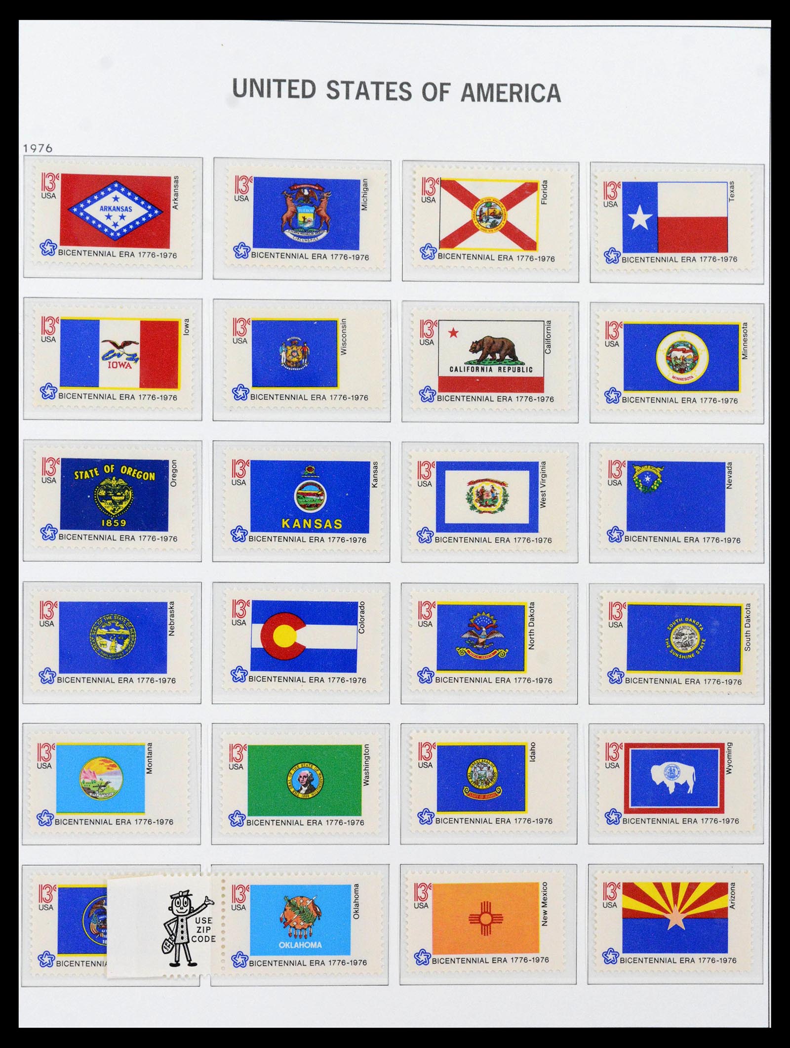 39623 0018 - Postzegelverzameling 39623 USA 1851-1979.