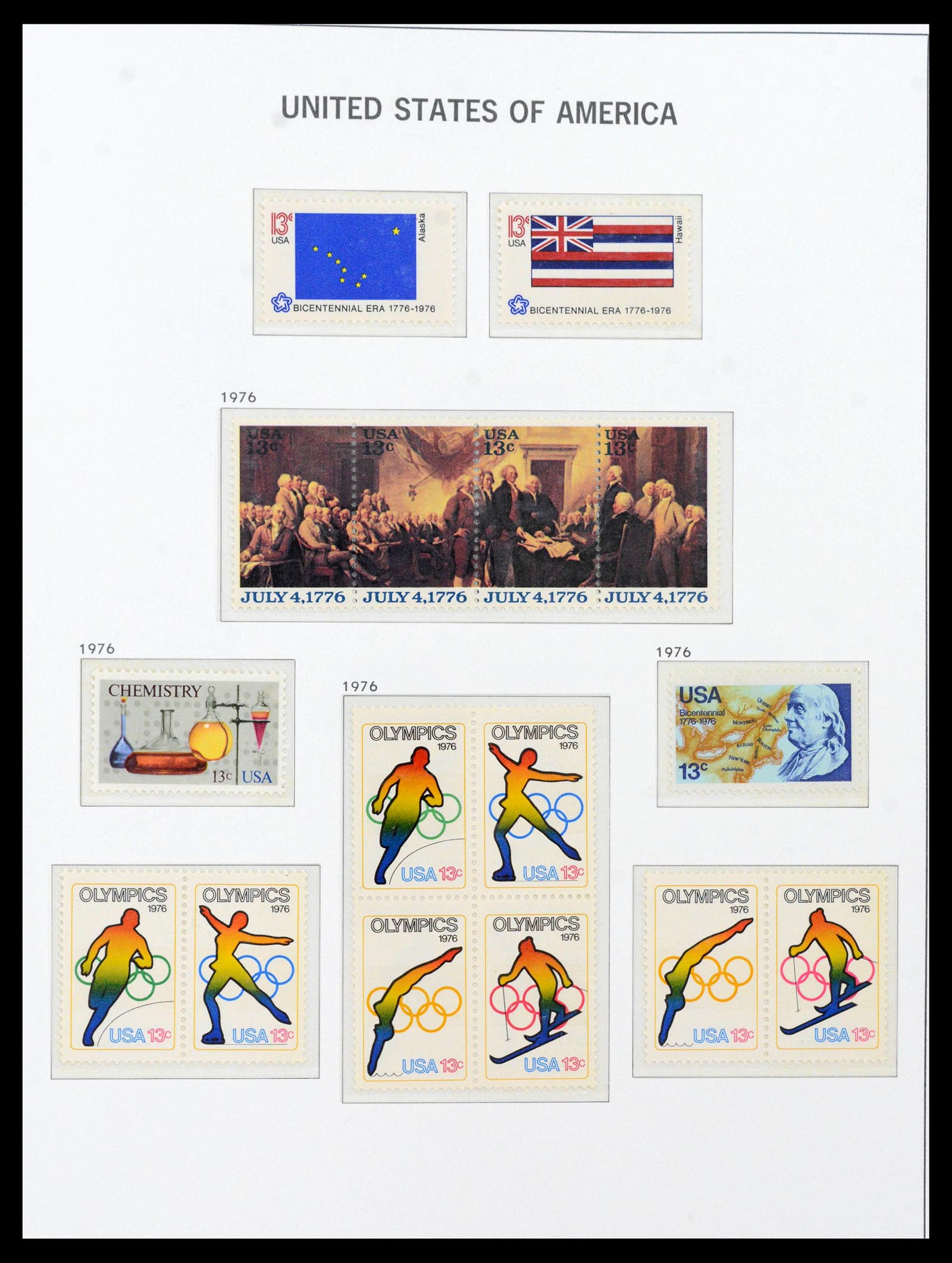 39623 0019 - Postzegelverzameling 39623 USA 1851-1979.