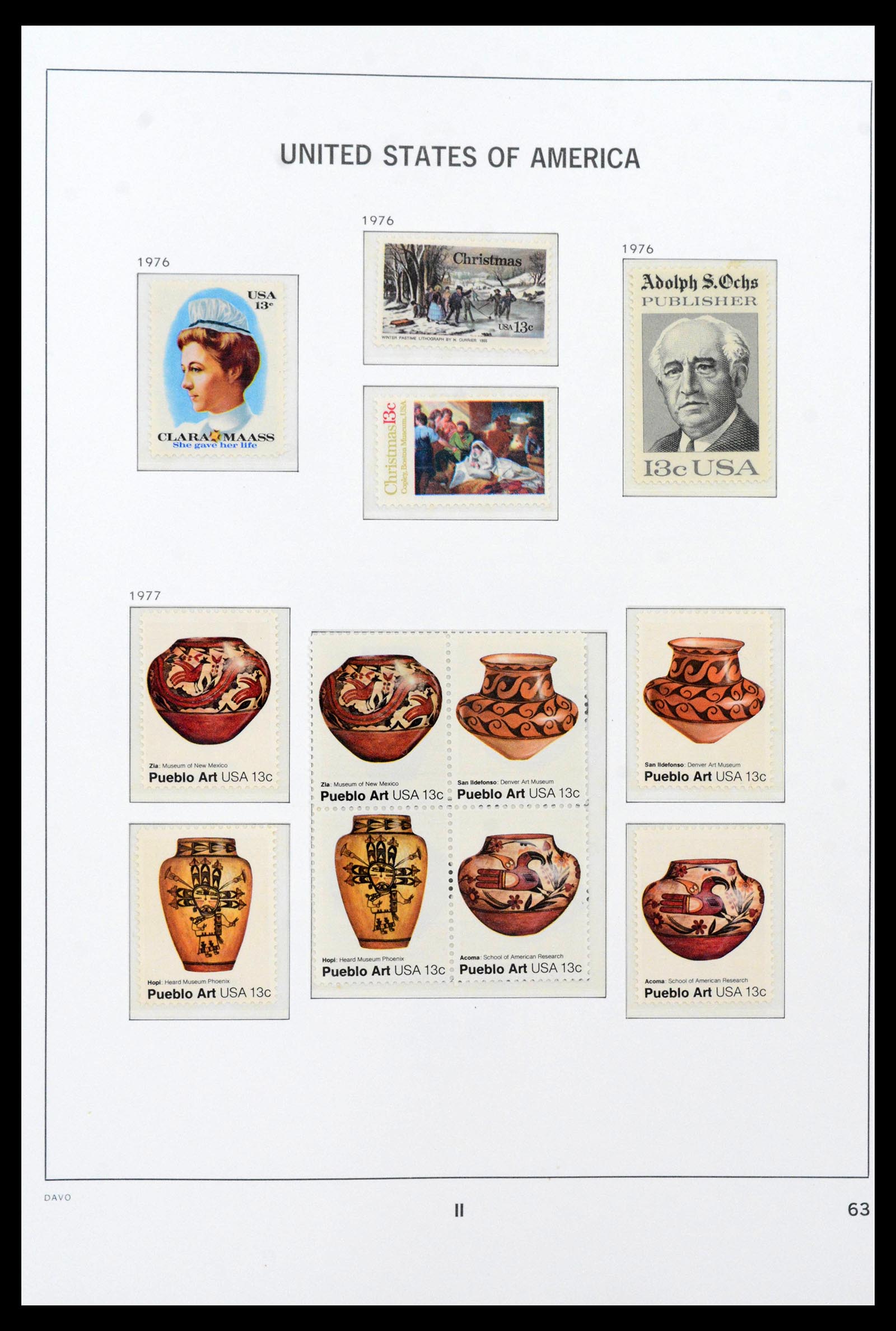 39623 0020 - Postzegelverzameling 39623 USA 1851-1979.