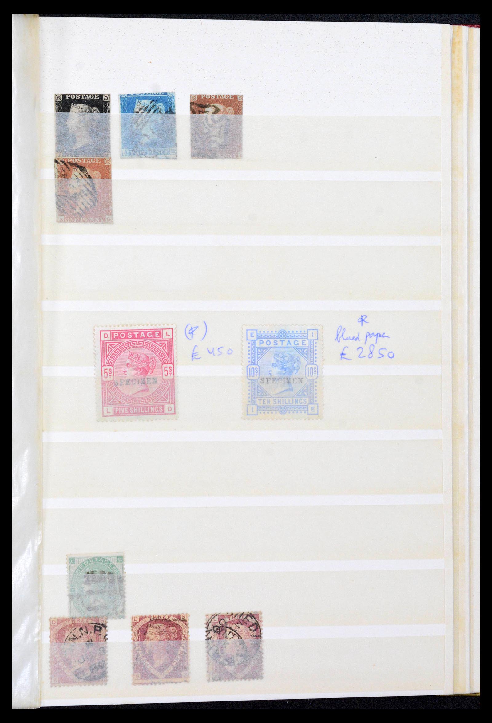 39624 0001 - Postzegelverzameling 39624 Engeland 1840-1935.