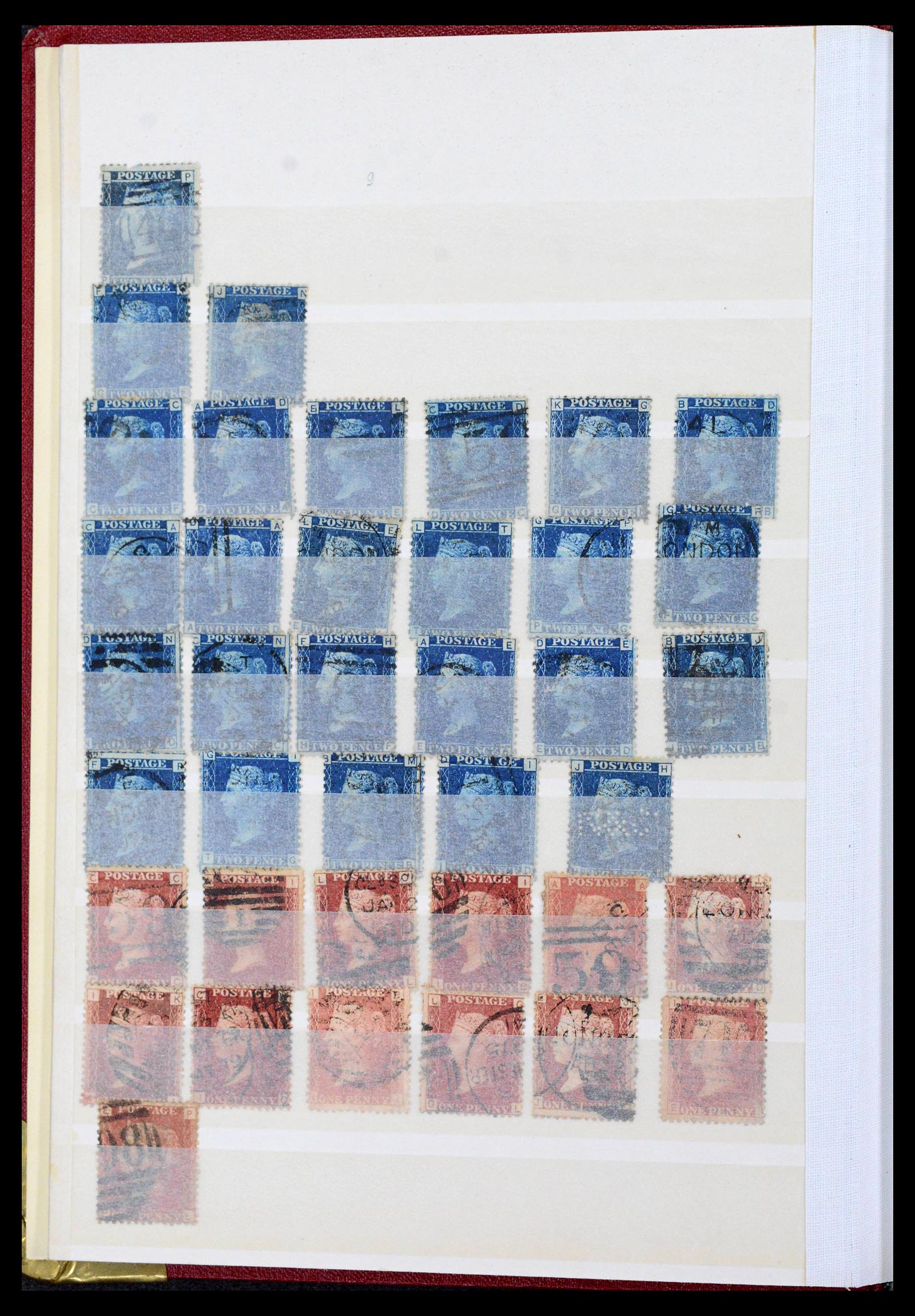 39624 0002 - Postzegelverzameling 39624 Engeland 1840-1935.