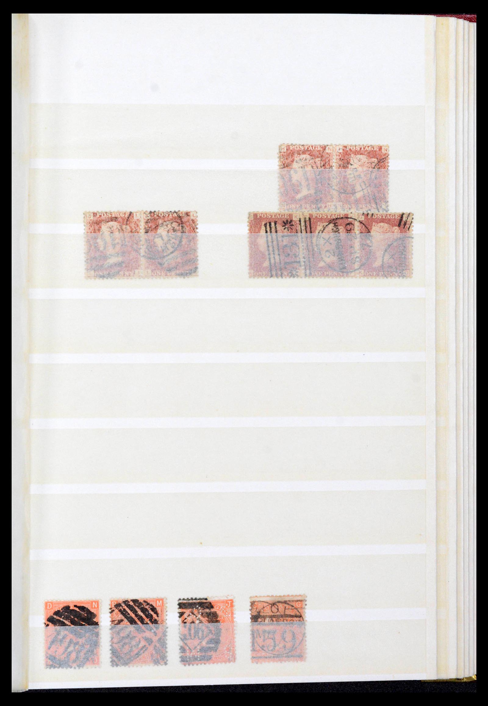 39624 0003 - Postzegelverzameling 39624 Engeland 1840-1935.