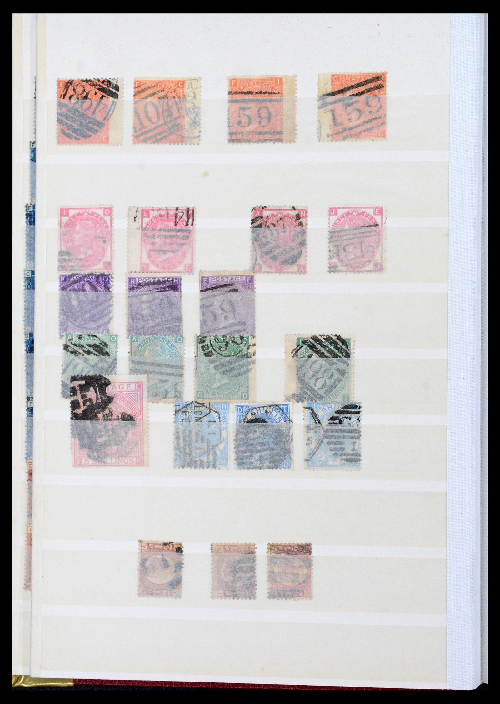 39624 0004 - Postzegelverzameling 39624 Engeland 1840-1935.