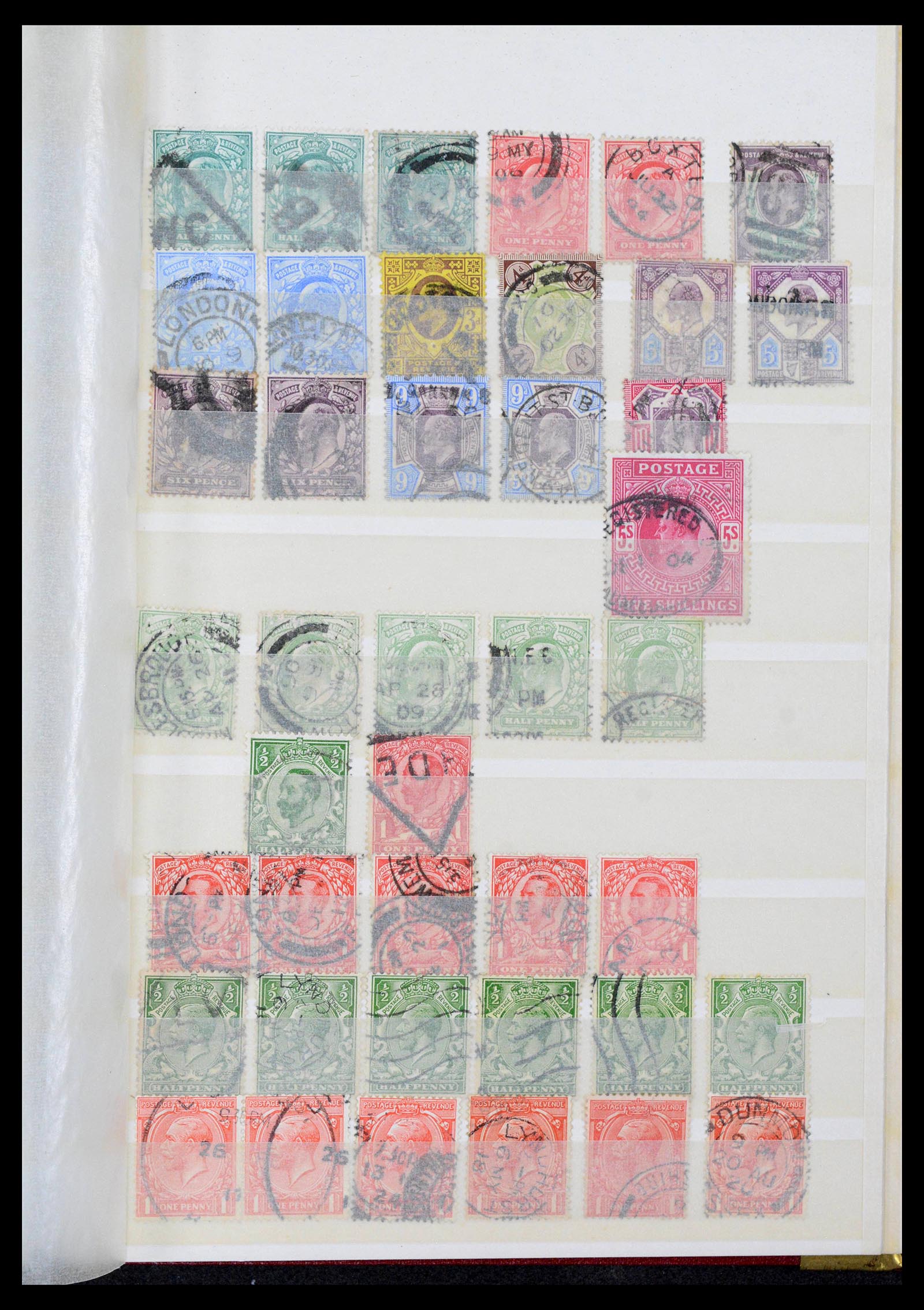 39624 0013 - Postzegelverzameling 39624 Engeland 1840-1935.