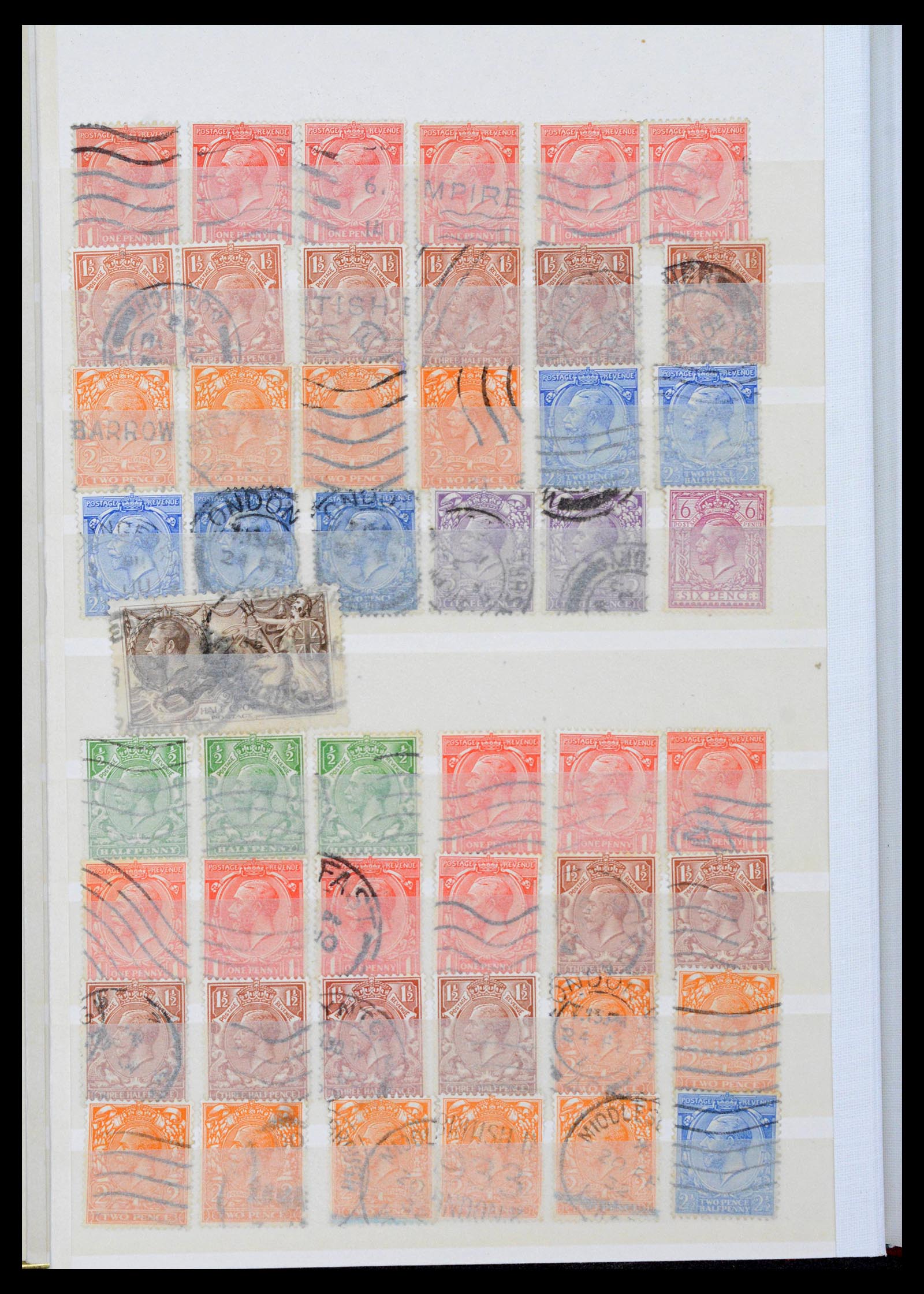 39624 0014 - Postzegelverzameling 39624 Engeland 1840-1935.