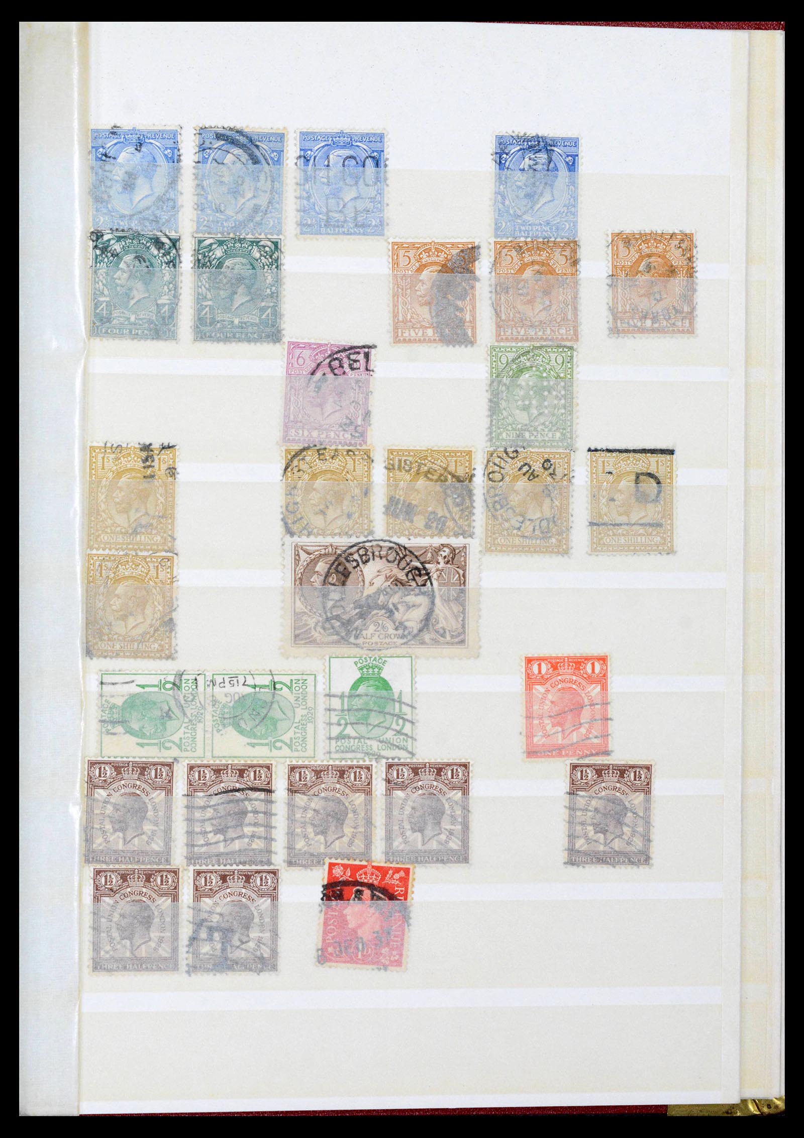 39624 0015 - Postzegelverzameling 39624 Engeland 1840-1935.