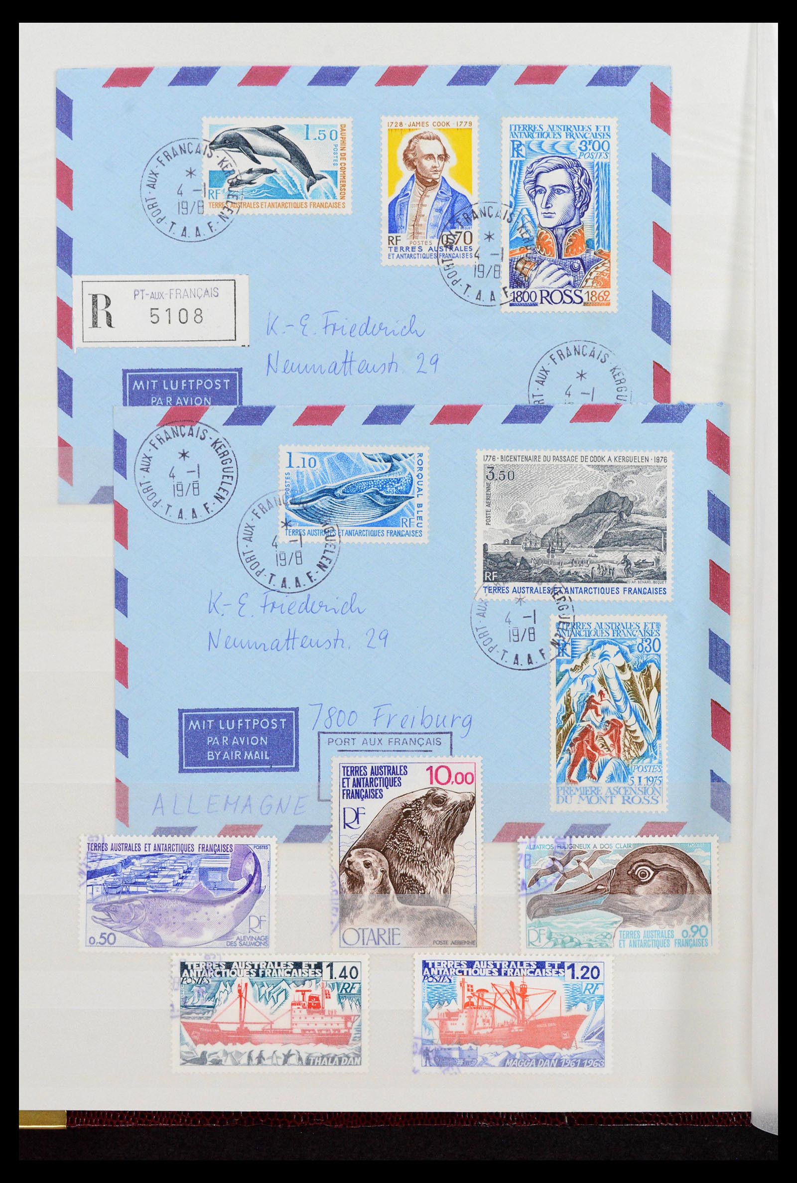 39627 0002 - Stamp collection 39627 TAAF 1975-2019!