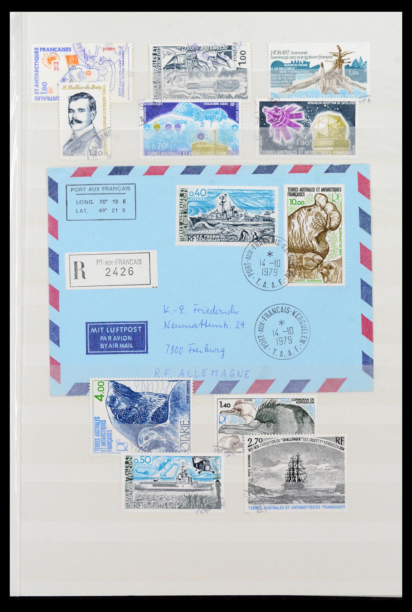 39627 0003 - Stamp collection 39627 TAAF 1975-2019!