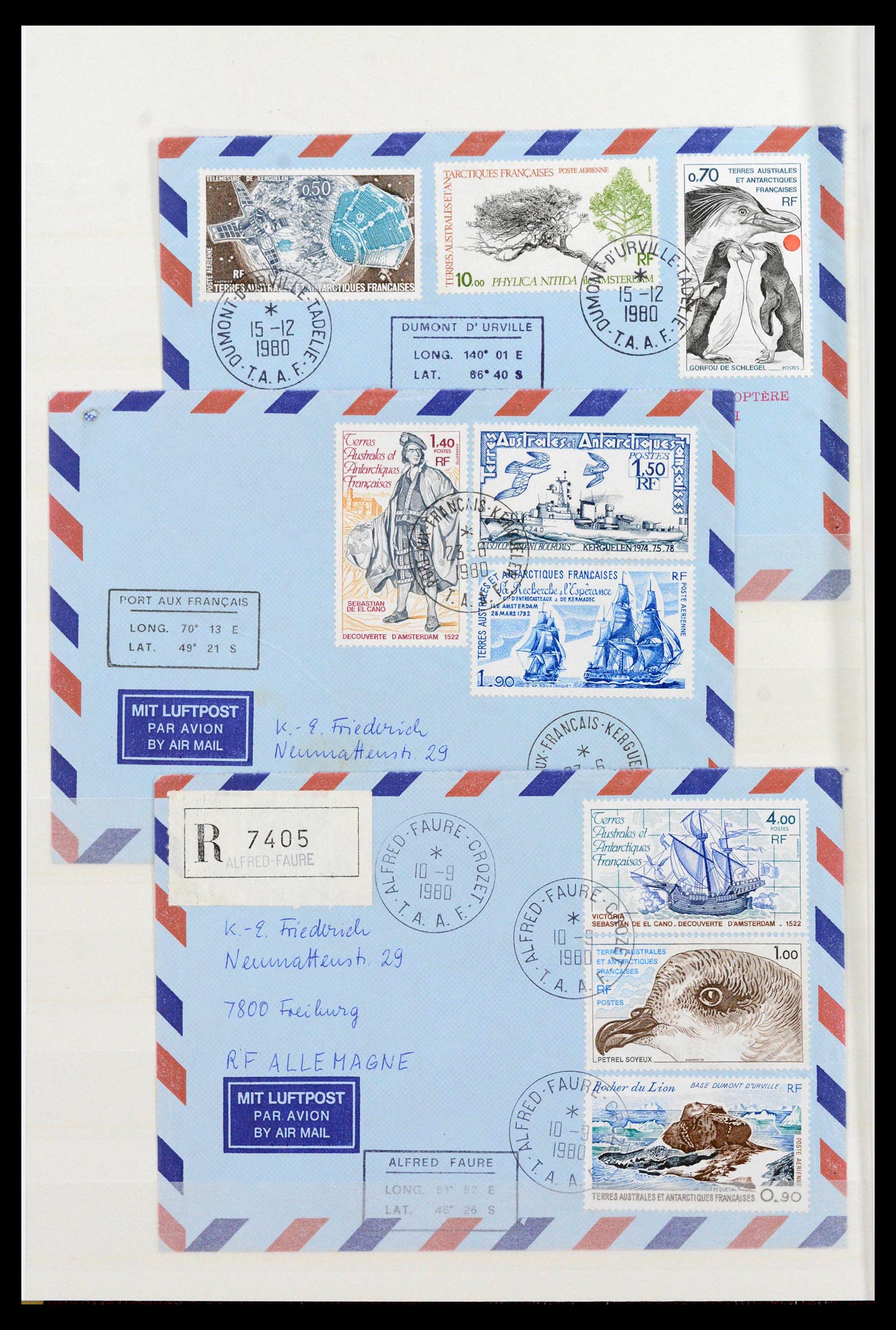 39627 0004 - Stamp collection 39627 TAAF 1975-2019!