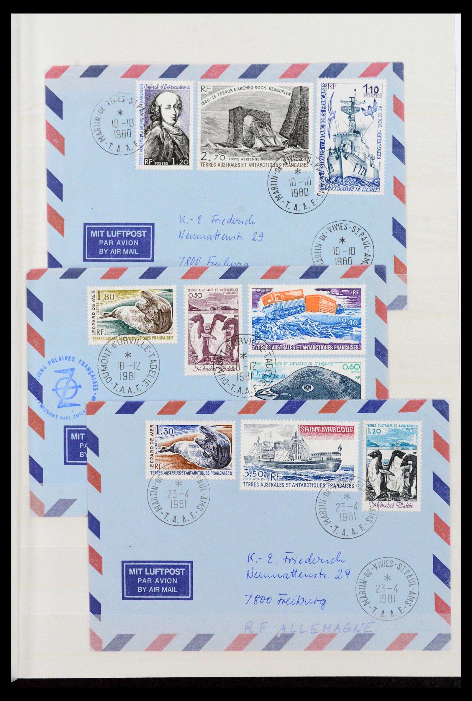 39627 0005 - Stamp collection 39627 TAAF 1975-2019!