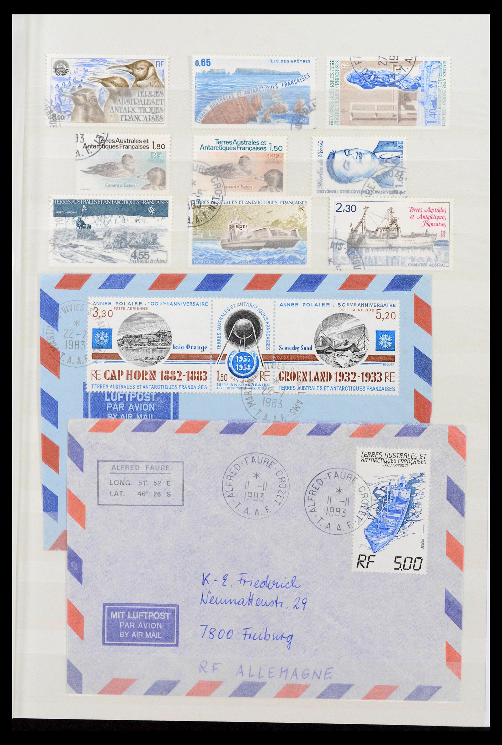 39627 0007 - Stamp collection 39627 TAAF 1975-2019!