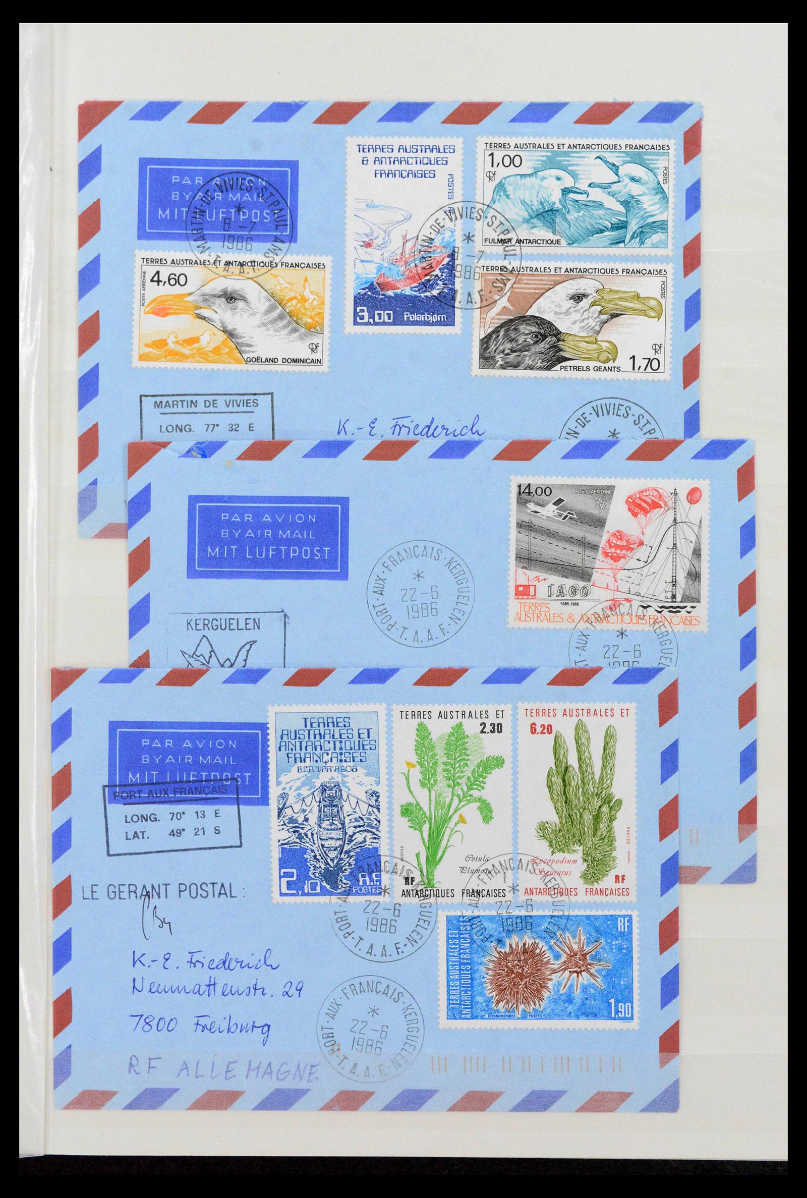 39627 0011 - Stamp collection 39627 TAAF 1975-2019!