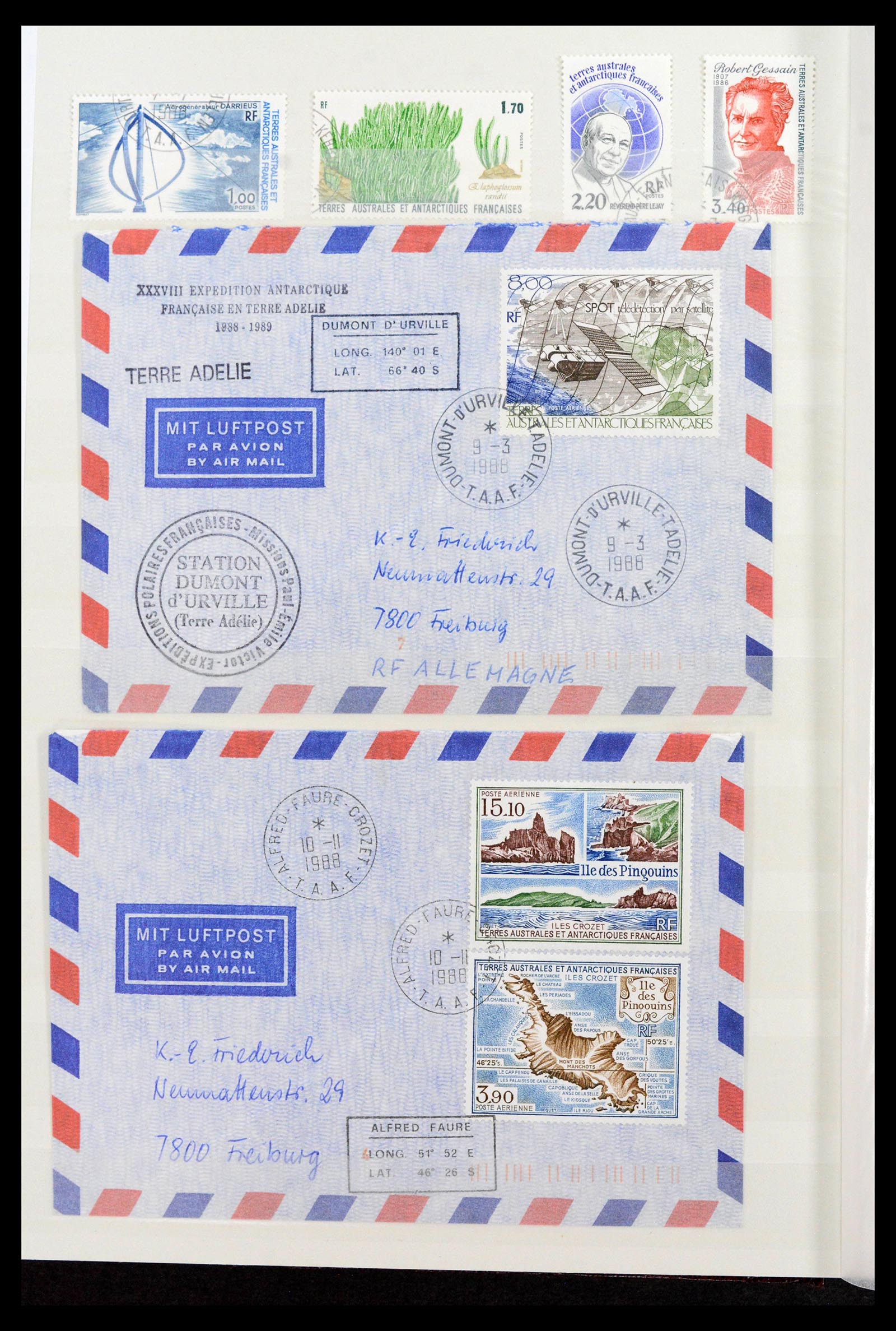39627 0014 - Stamp collection 39627 TAAF 1975-2019!