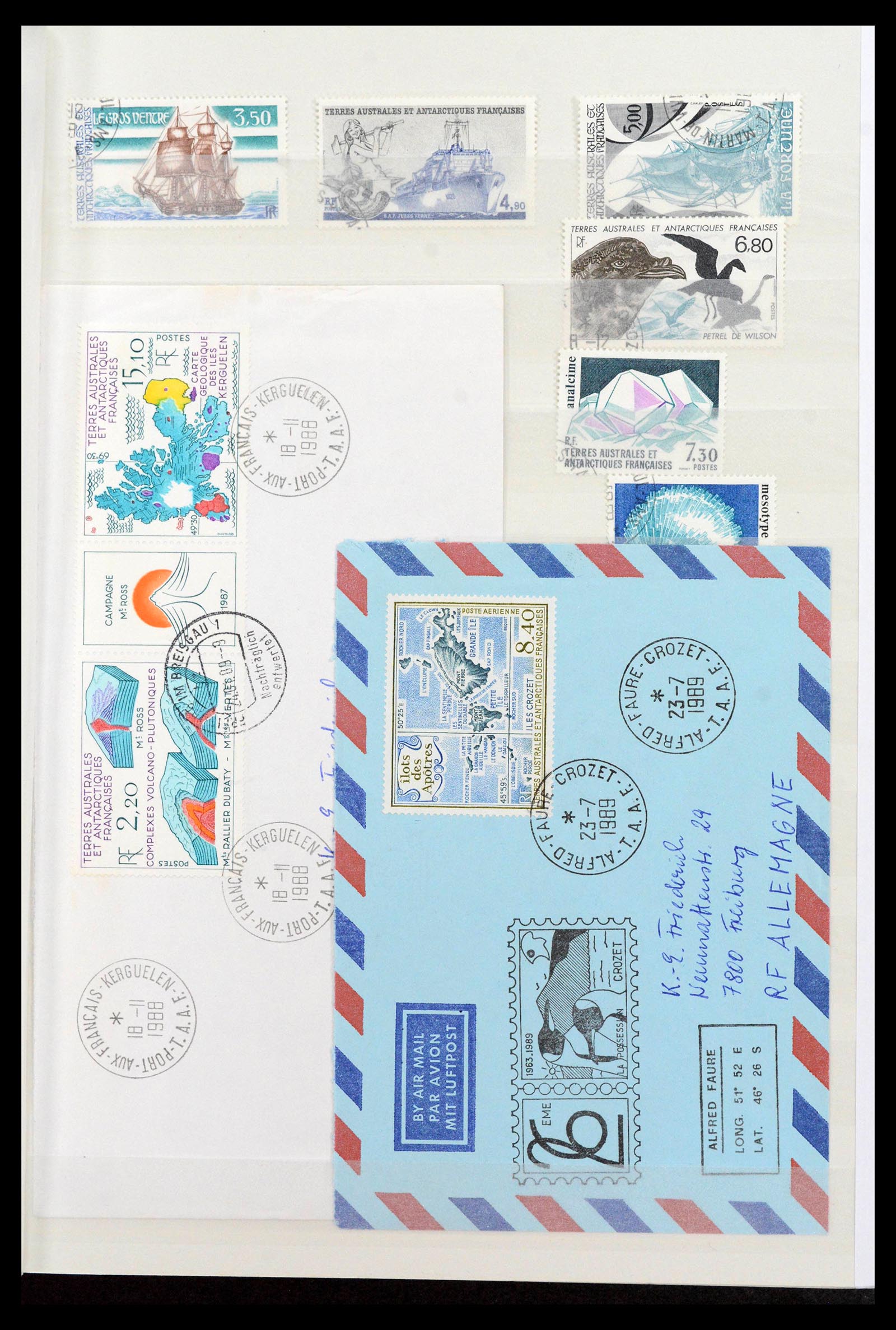 39627 0015 - Stamp collection 39627 TAAF 1975-2019!
