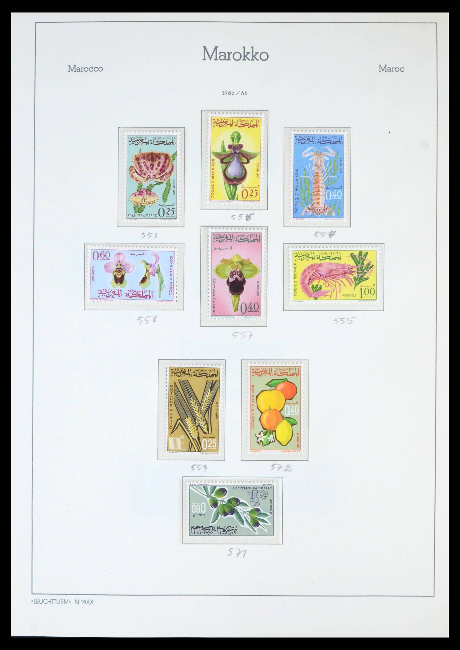 39636 0018 - Stamp collection 39636 Morocco 1956-1985.