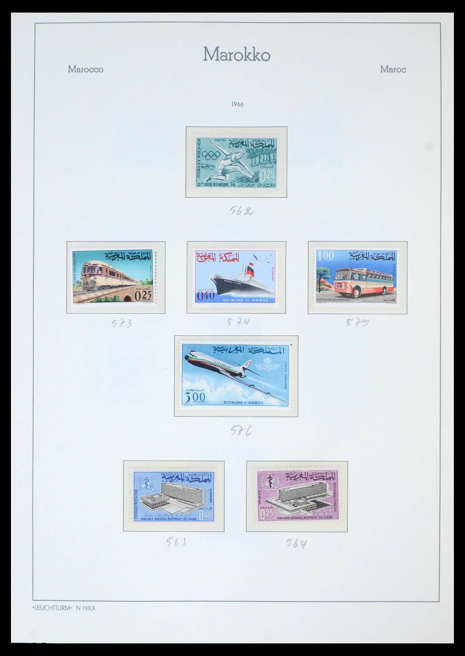 39636 0019 - Stamp collection 39636 Morocco 1956-1985.