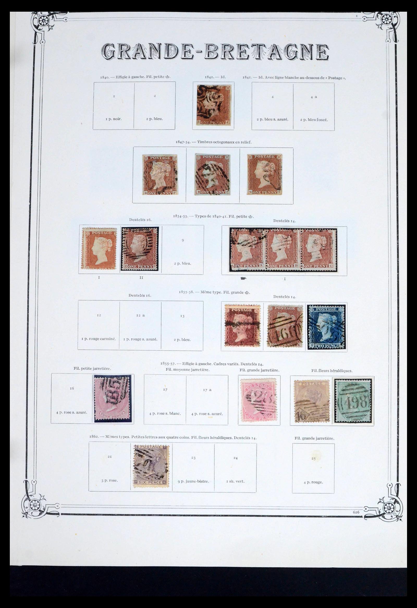 39638 0003 - Postzegelverzameling 39638 Engeland 1840-1974.