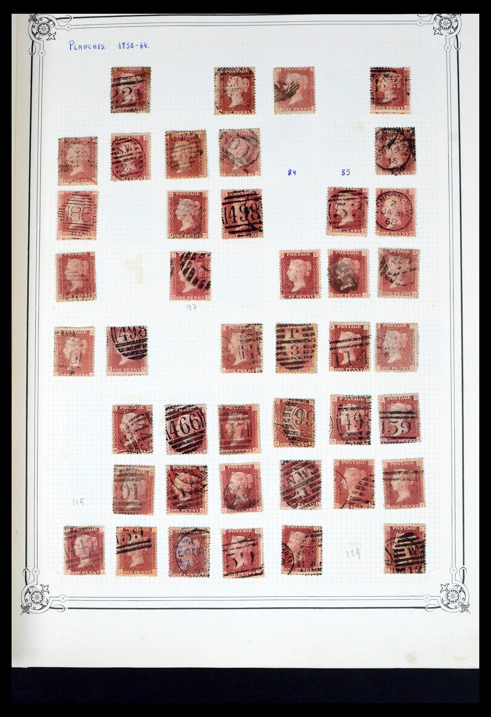 39638 0005 - Postzegelverzameling 39638 Engeland 1840-1974.
